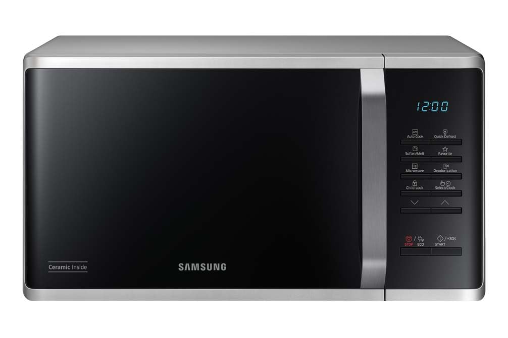 Samsung MS23K3523AS/EU 23L Solo Microwave Oven, Triple Distribution System , Silver