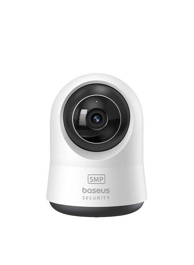 BASEUS Security P1 Pro 5MP Indoor Camera 3K 8X Digital Zoom Motion Detection Camera, White - UK Plug