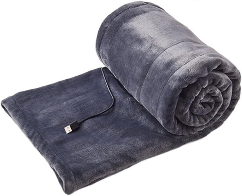 USB Electric Heated Blanket Double Layer Protection Intelligent Heating Blanket for Long Term Office