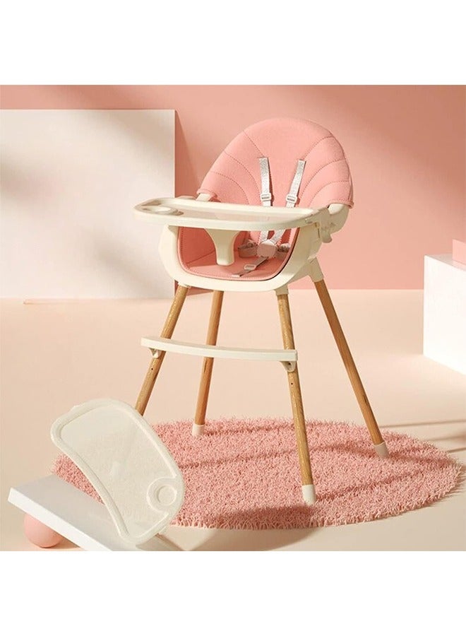 Beauenty Baby Dining Chair 3-in-1 Portable High Chairs ，Adjustable Height Foldable Toddler Seat,Safe