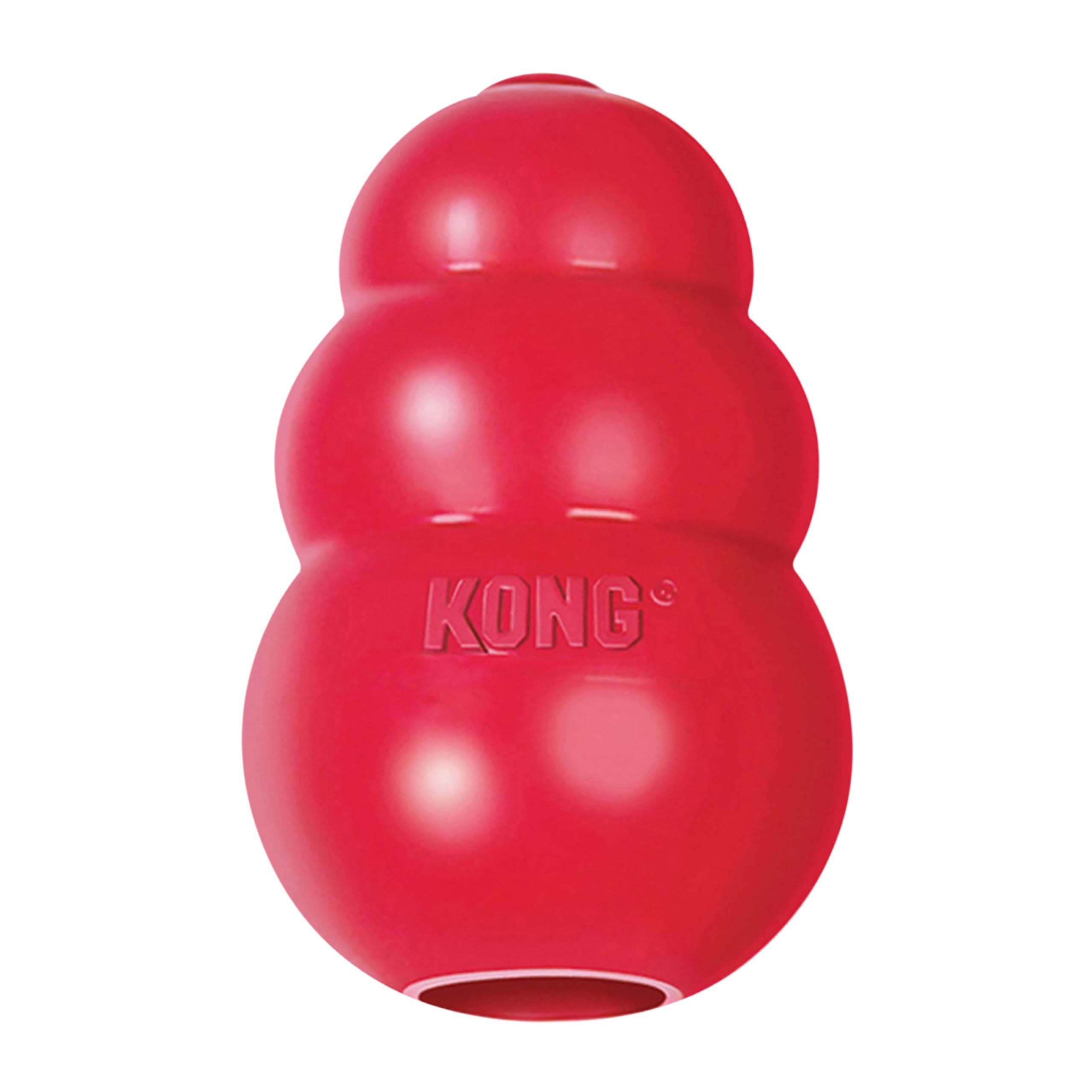 KONG Classic Stuffable Dog Toy - Fetch & Chew Toy for Dogs - Treat-Filling Capabilities & Erratic Bounce for Extended Pl