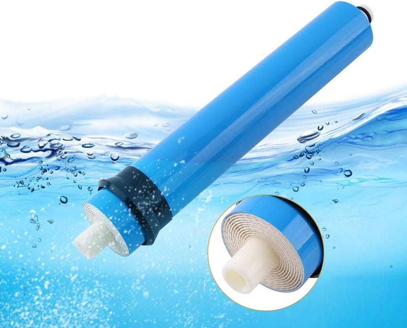 klarako Reverse Osmosis Membrane, RO Membrane Water Filter Universal Compatible Replacement RO System Elements Water Fil
