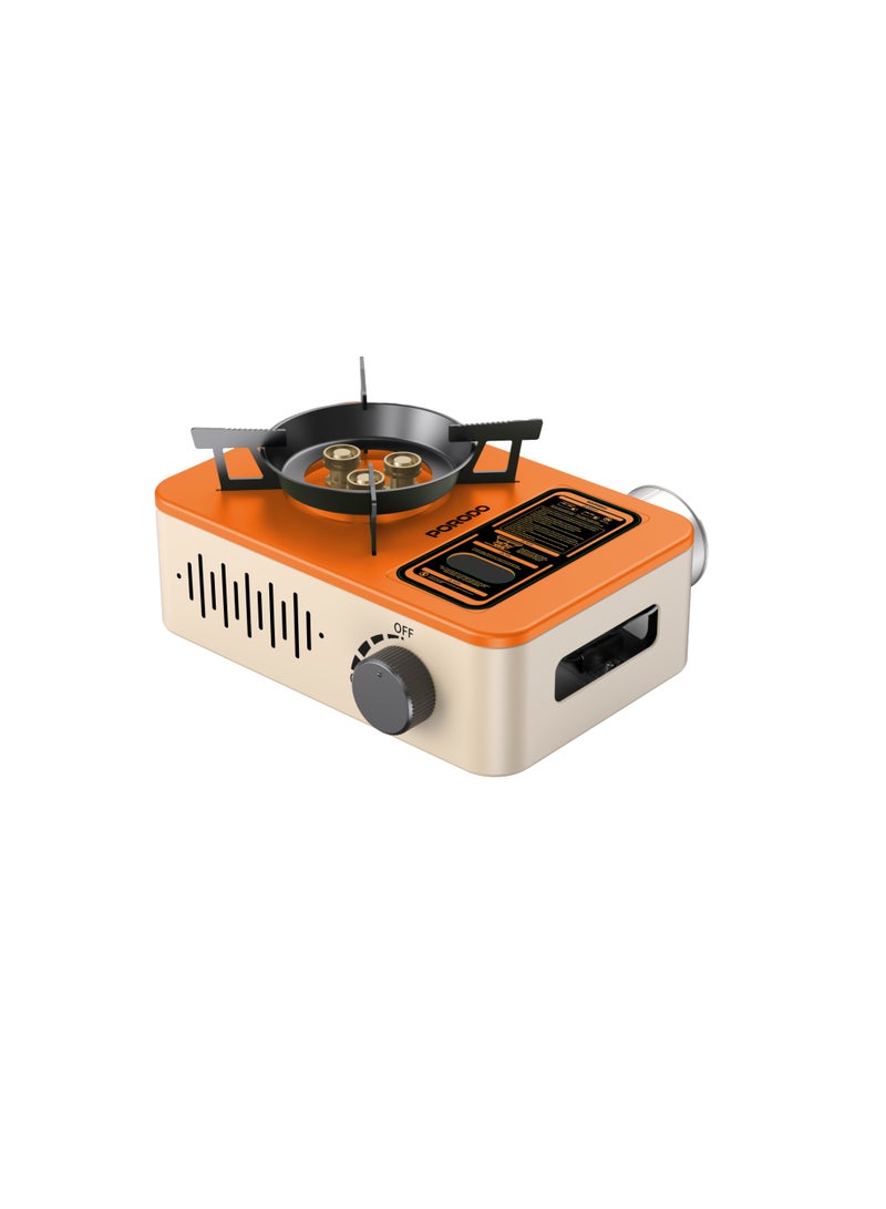 porodo Portable Outdoor Stove 3200W with Wind Protection / High-Efficiency Cooking / Instant Electronic Ignition / Multi