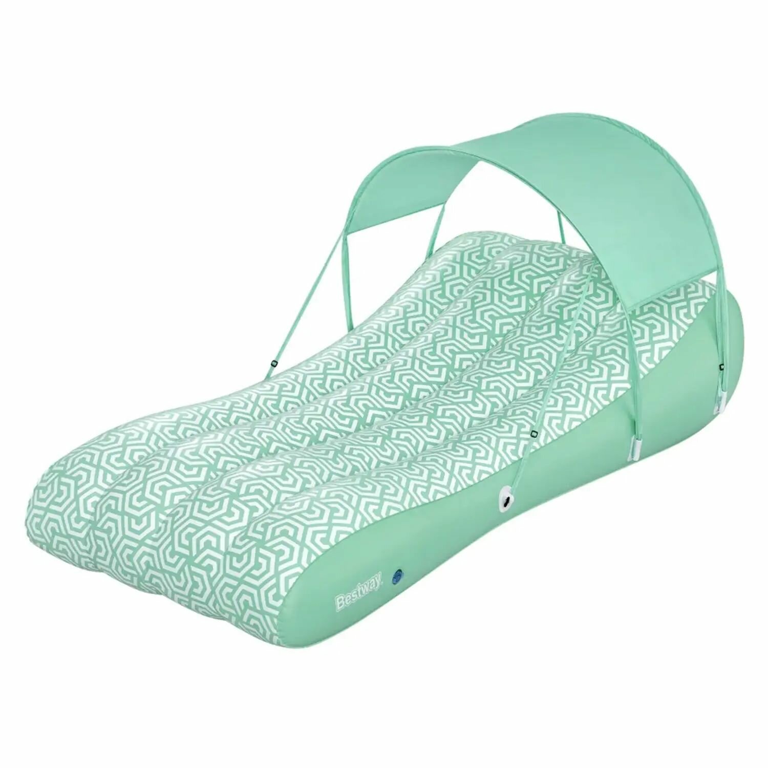 Матрас для плавания Bestway Comfy Chill Shaded Lounge 178x102 см с солнцезащитным козырьком (43729)