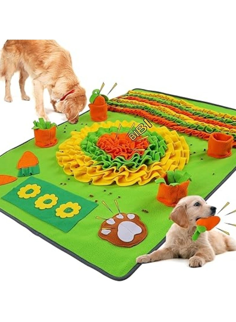 M MIAOYAN New Large Pet Sniffing Mat Sounding Boredom Relief Toy, Dog Slow Eating Mat Food Hiding Training Pet Dining Ma