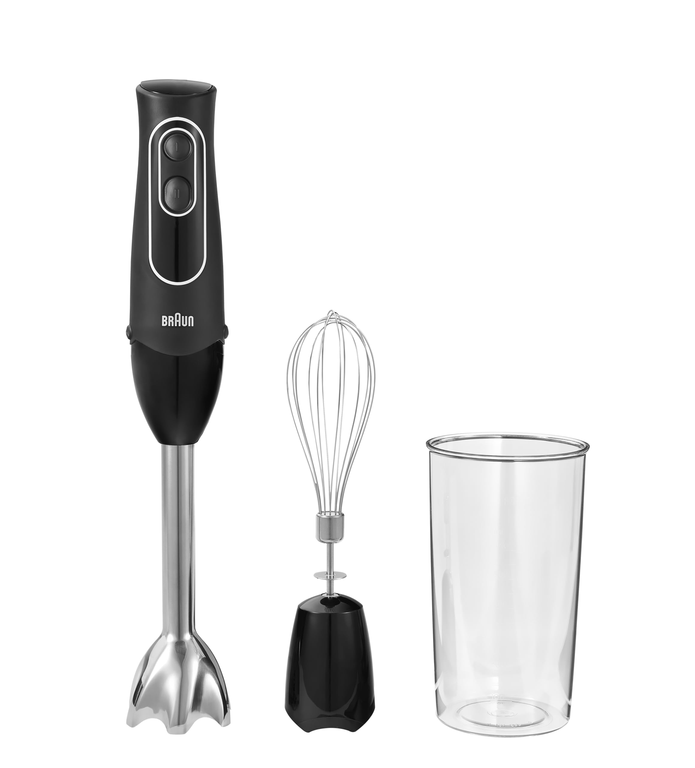 Braun MultiQuick 5 Immersion Hand Blender with Dual Speed + Turbo and Patented Technology, 350W - Includes Beaker and Wh