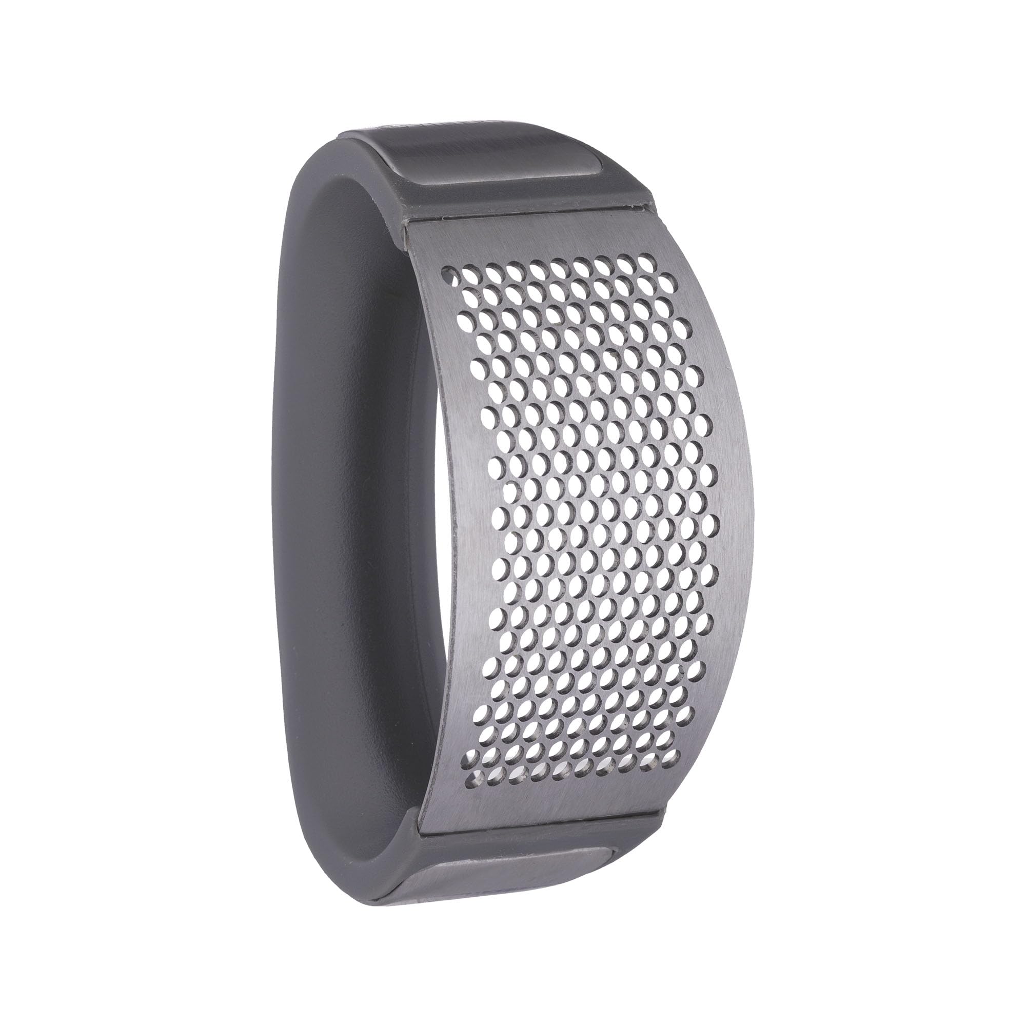 Viners Garlic Press | Stainless Steel Garlic Crusher with Soft Grip Handle | Easy-Crush Back-and-Forth Design | Durable,