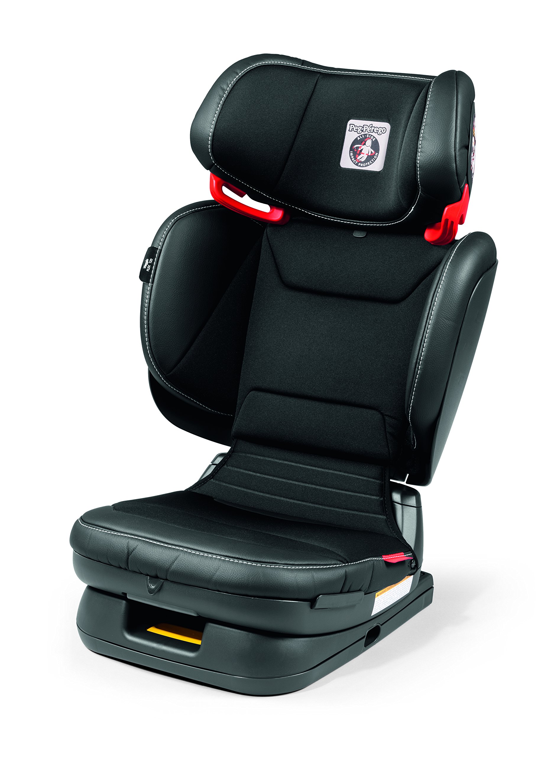 Peg Perego Viaggio Flex 120 Booster, 4D Total Adjust for Safety & Comfort, No Armrests, Compact Fold for Travel, 40-120