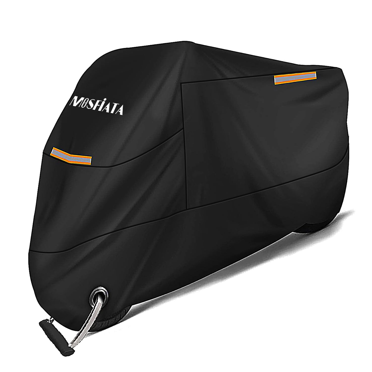 MOSFiATA Waterproof Motorcycle Cover, 96.46 x 41.34 x 49.21in Motorbike Cover 210D Outdoor Oxford Cl