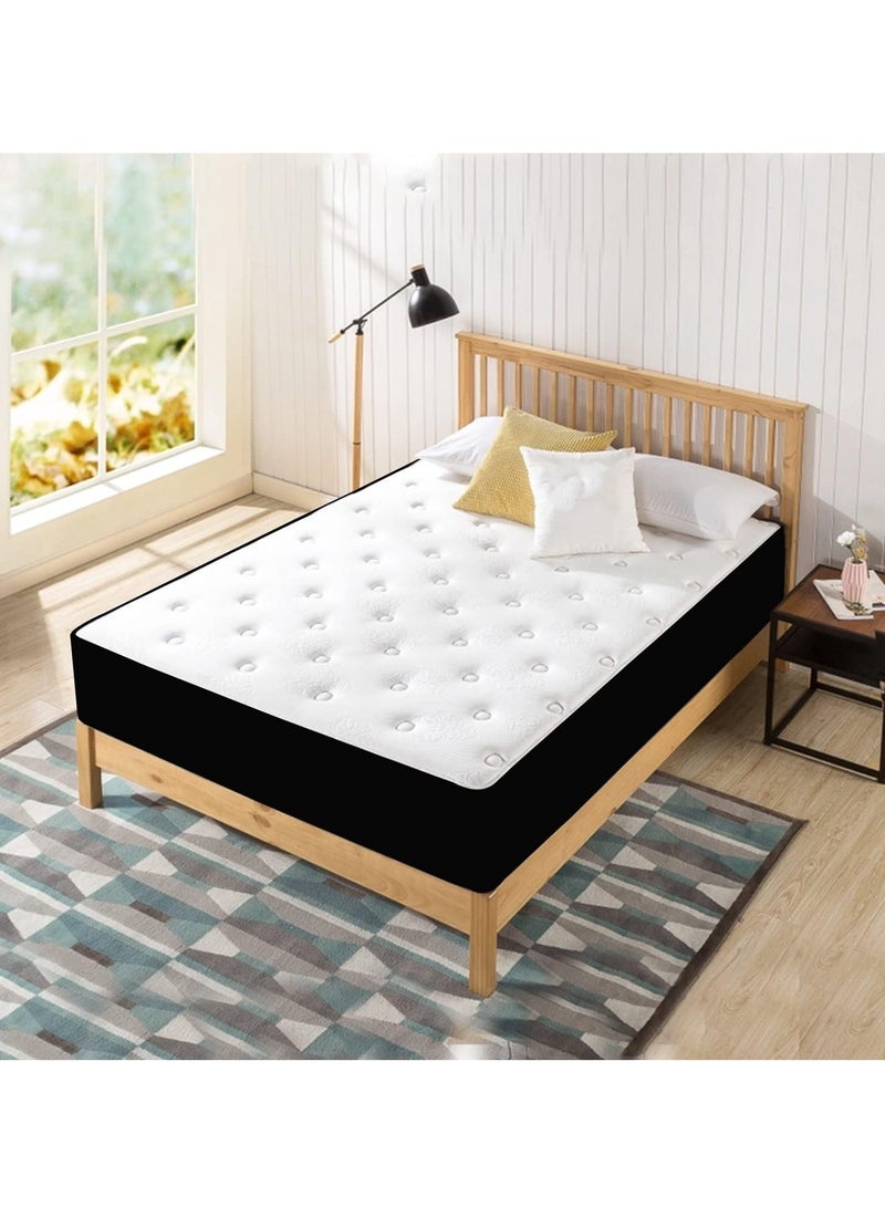 Harmony Home 18 cm Orthopedic Memory Foam Mattress – 190x140 cm | Extra Comfort, High-Quality Foam, Breathable Knitted F