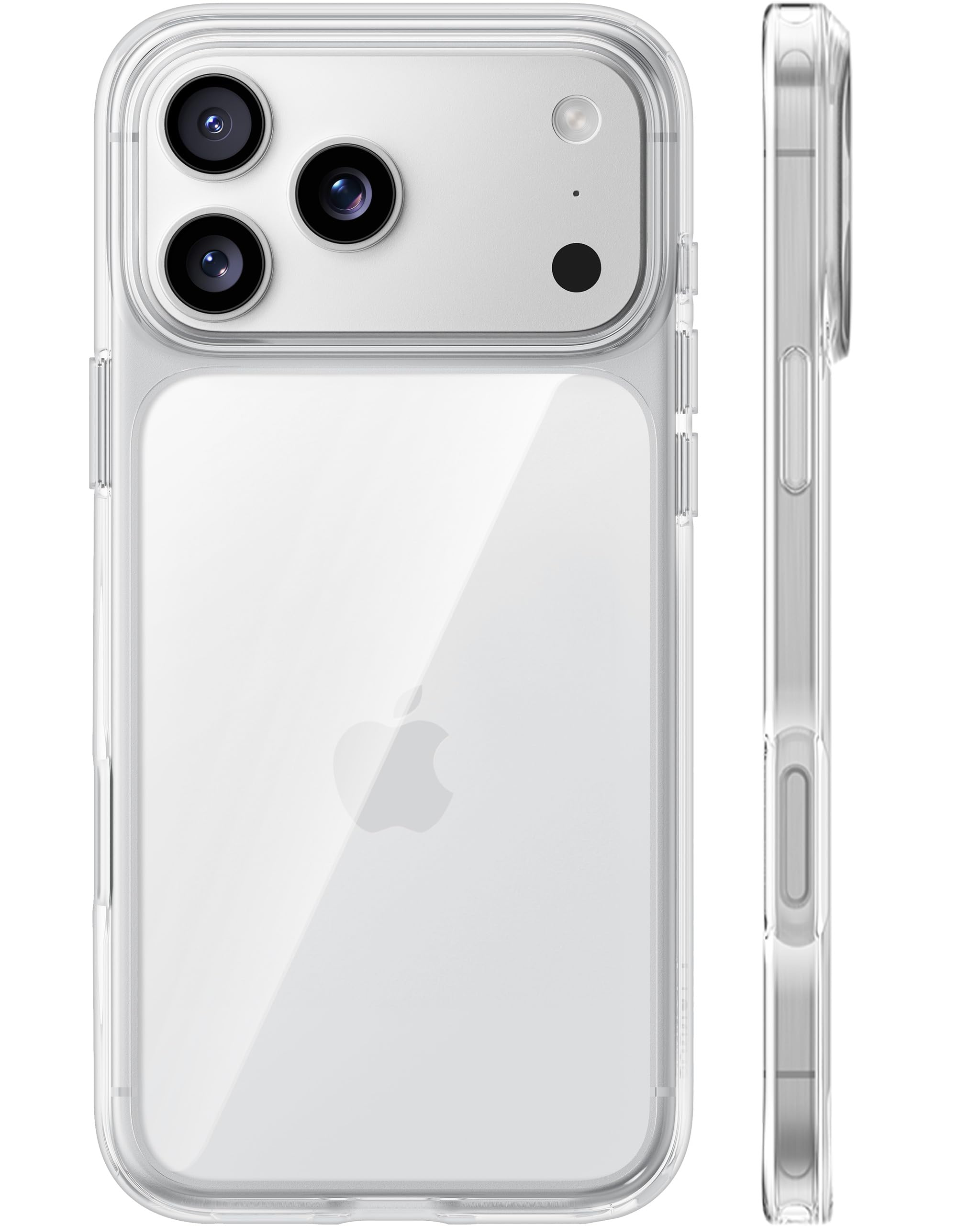 TORRAS for iPhone 17 Pro Case Crystal Clear, Upgraded Anti-Yellowing, Military-Grade Protection, Ultra Transparent Slim 