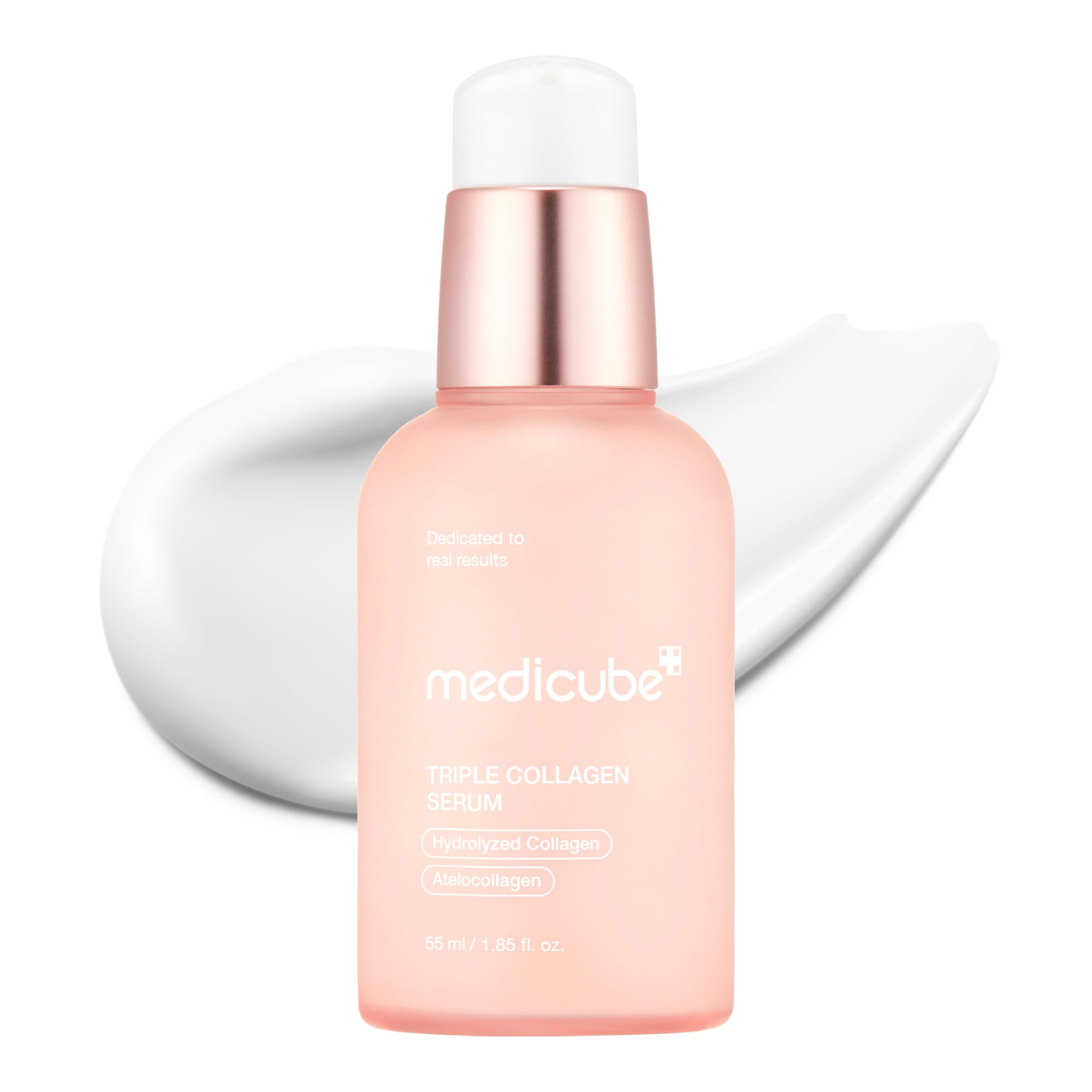medicube Triple Collagen Serum 55ml - Nourish dull skin with Triple Collagen Complex - A lightweight serum with Niacinam