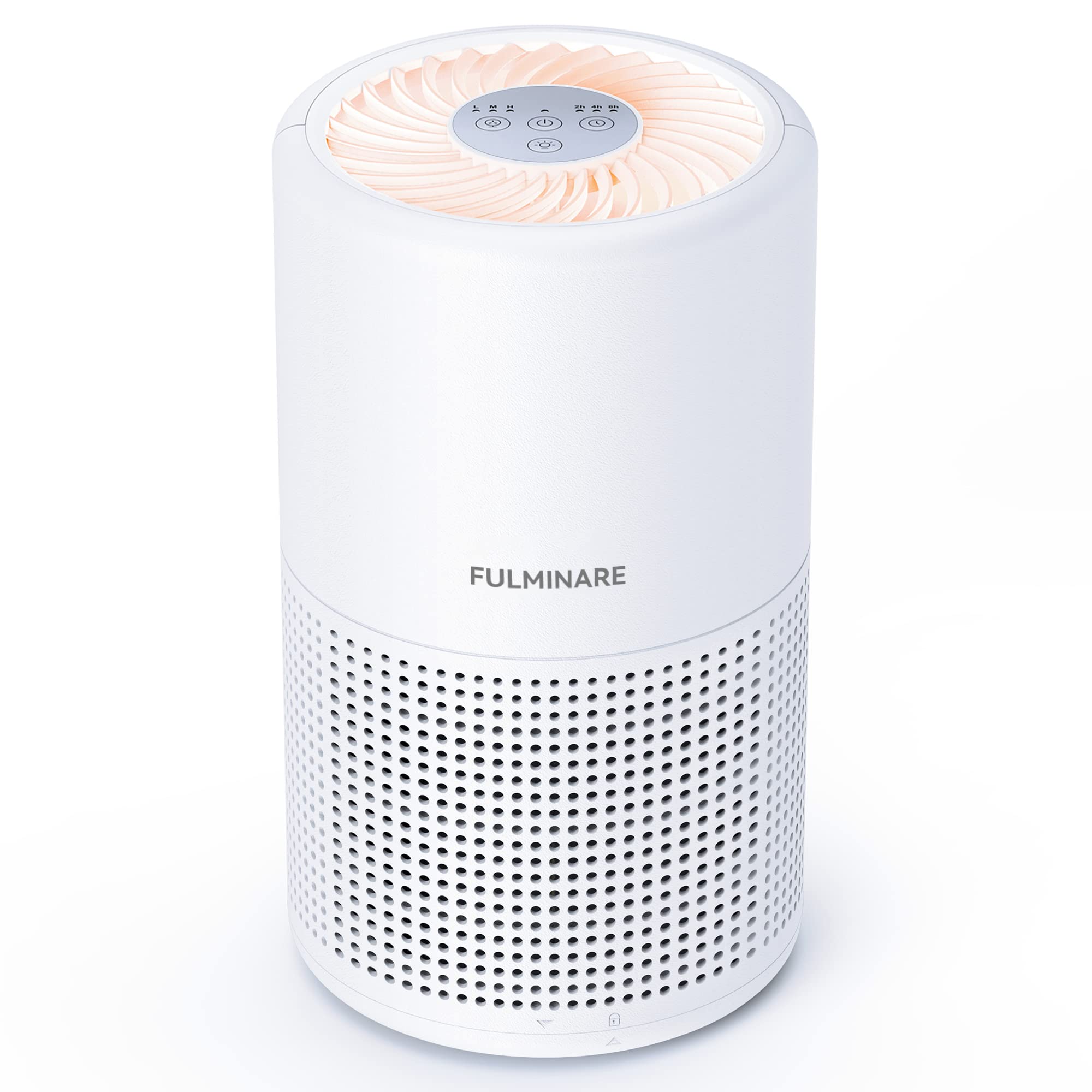 Air Purifiers for Bedroom, FULMINARE H13 True HEPA Air Filter, Quiet Air Cleaner With Night Light, Portable Small Air Pu