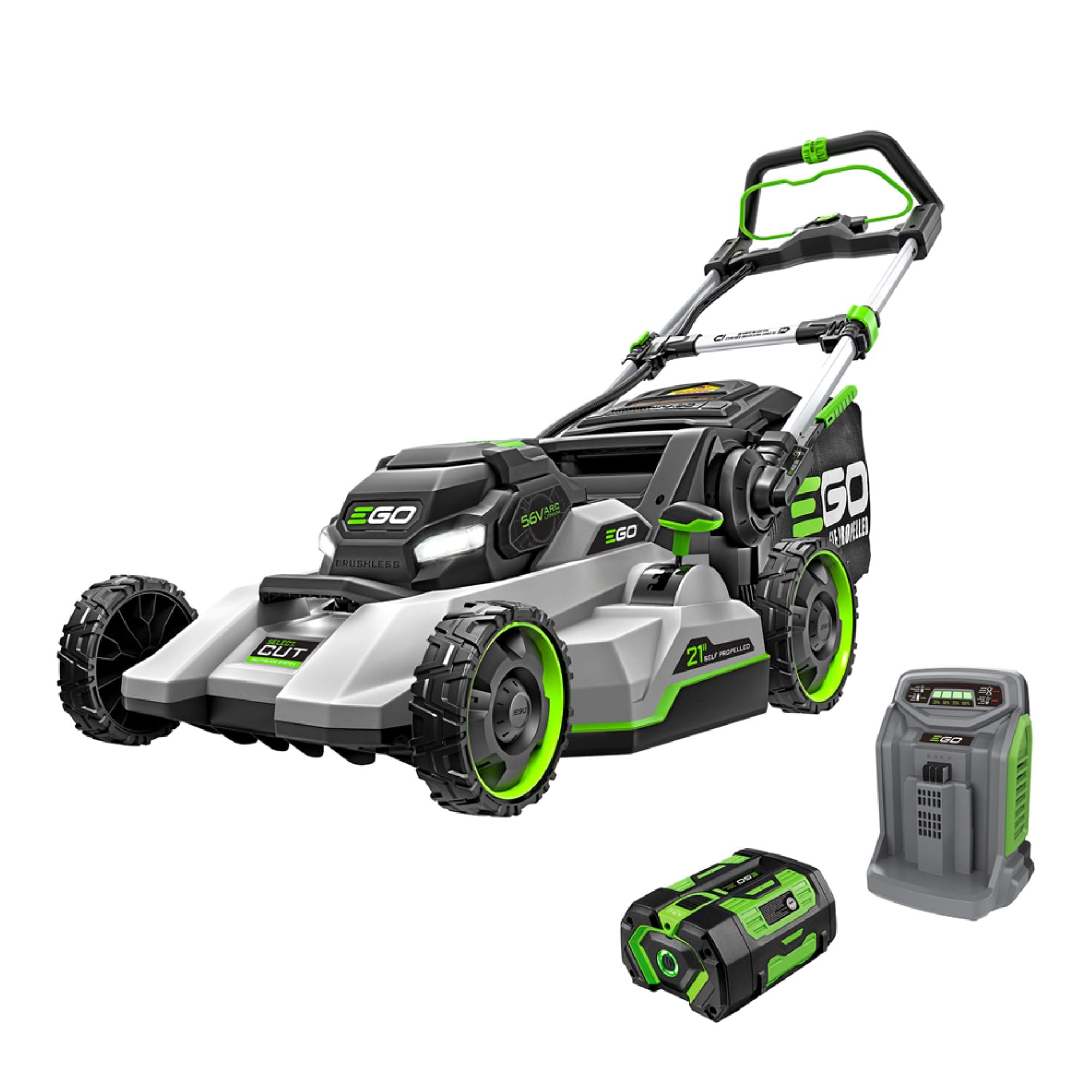 EGO POWER+ Electric Lawn Mower, Self-Propelled Cordless with Select Cut and Touch Drive, Includes 56V 7.5Ah Battery and 