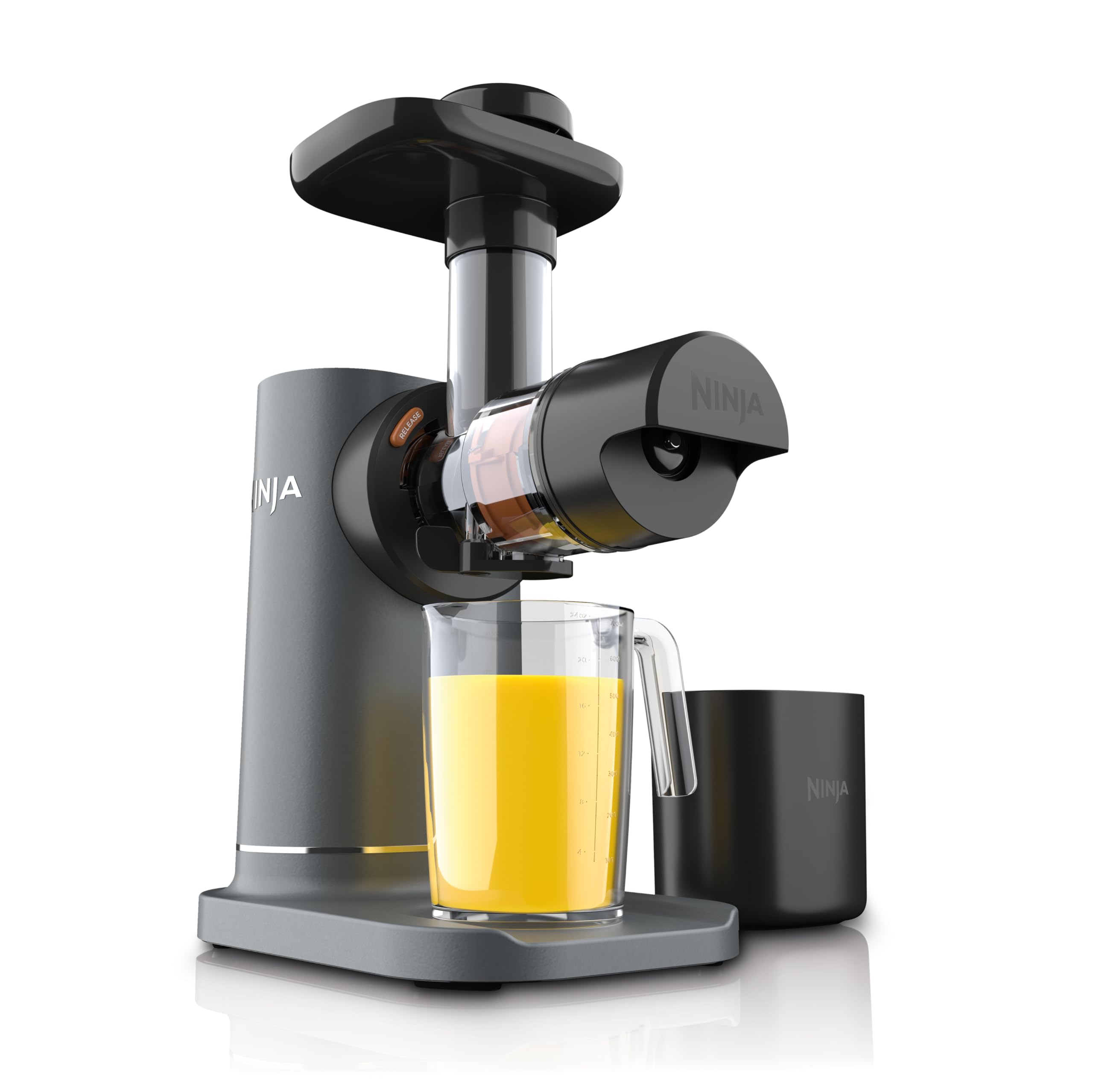 Ninja NeverClog Cold Press Juicer | Powerful Electric Slow Masticating Juicer with Pulp Control | XL Capacity | 24 oz. J