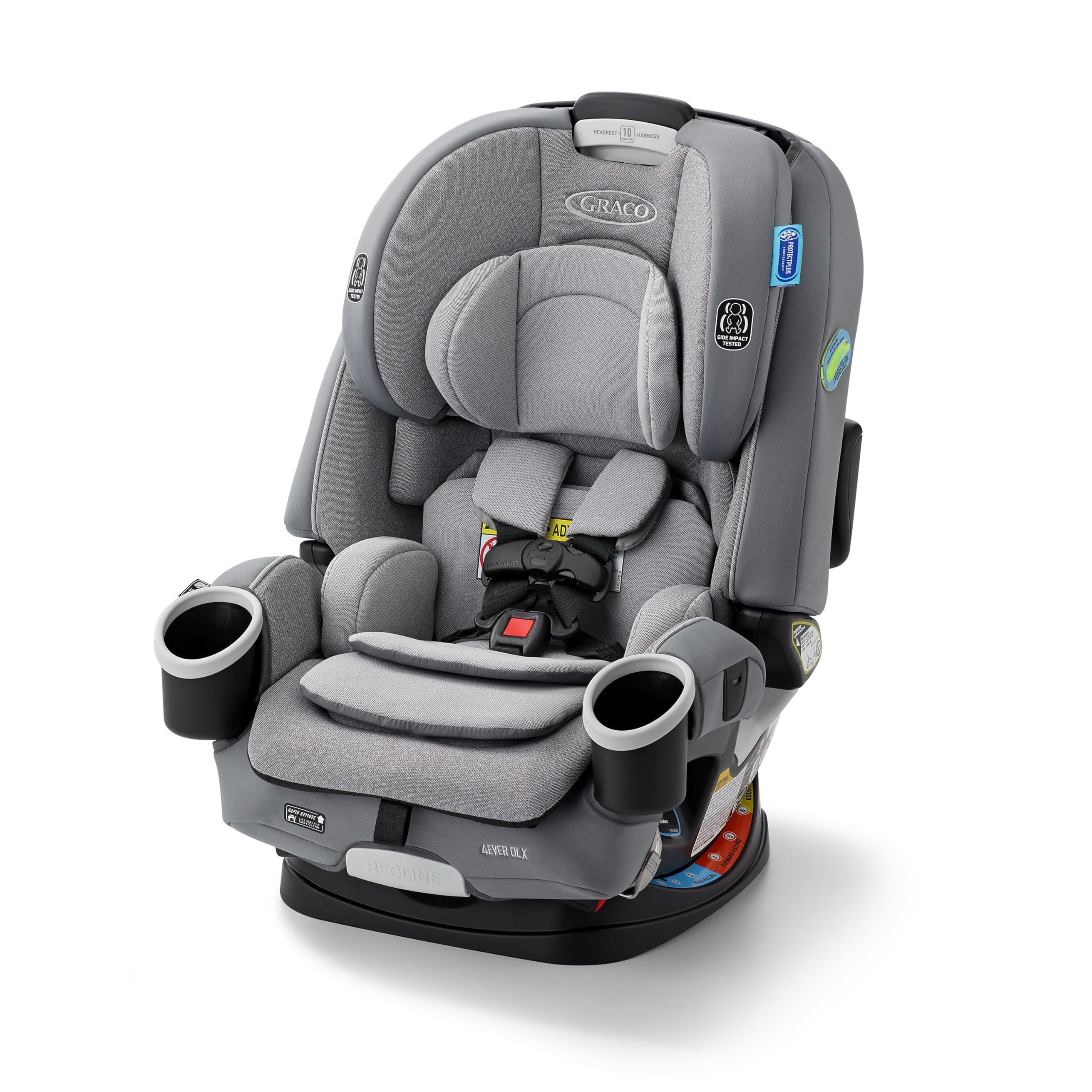 Graco 4Ever DLX 4-in-1 Baby Car Seat, Infant to Toddler Car Seat, 10 Years of Use, Rear-Facing, Forward-Facing, Highback