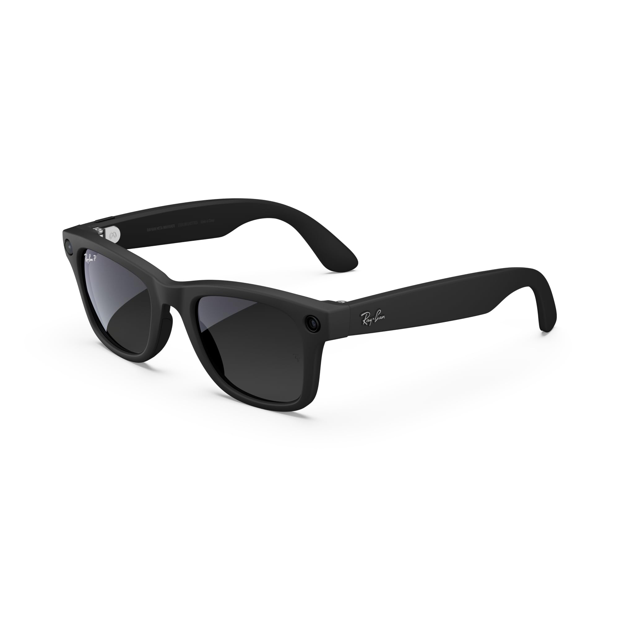 Ray-Ban Meta (Gen 1), Wayfarer, Matte Black | Smart AI Glasses for Men, Women — 12 MP Ultra-Wide Camera, Open-Ear Audio,