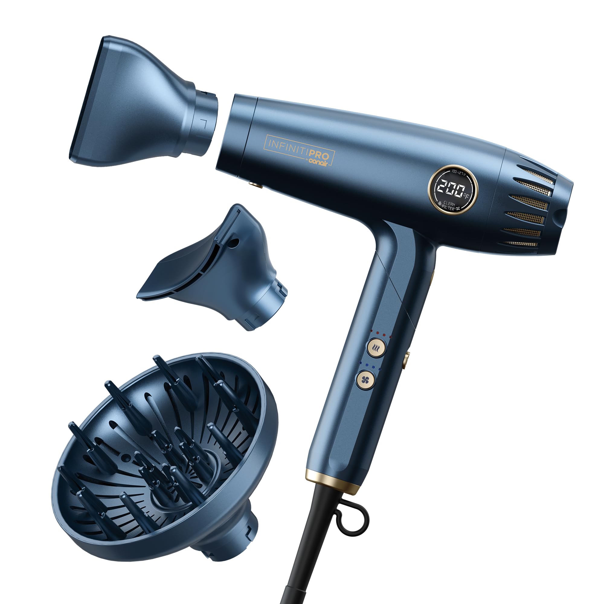 Conair InfinitiPRO DigitalAIRE Multi-Styler Hair Dryer | Ultra-lightweight High-Speed Digital Motor Styler for Thick, Lo