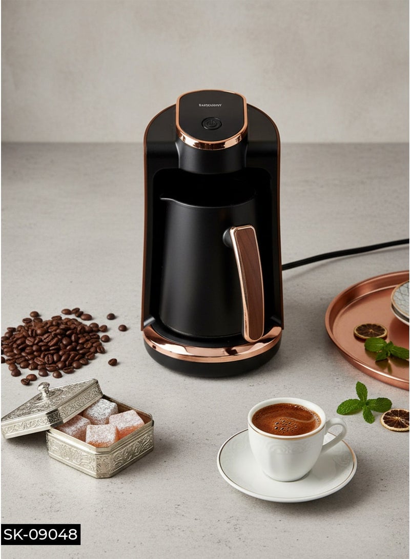 sokany Electric Turkish Coffee Maker 550W Automatic Coffee Pot | Traditional Turkish Coffee Machine 3–5 Cups 250ml | Fas