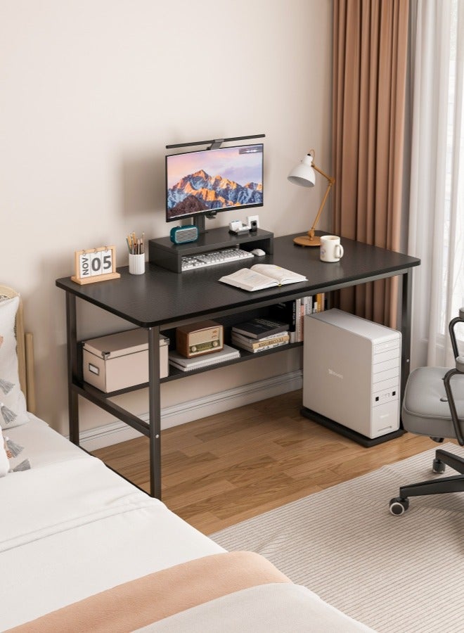 Harlan Study Desk with Stand Writing Desk Table Computer Table with Bookshelf for Home Office Desks 