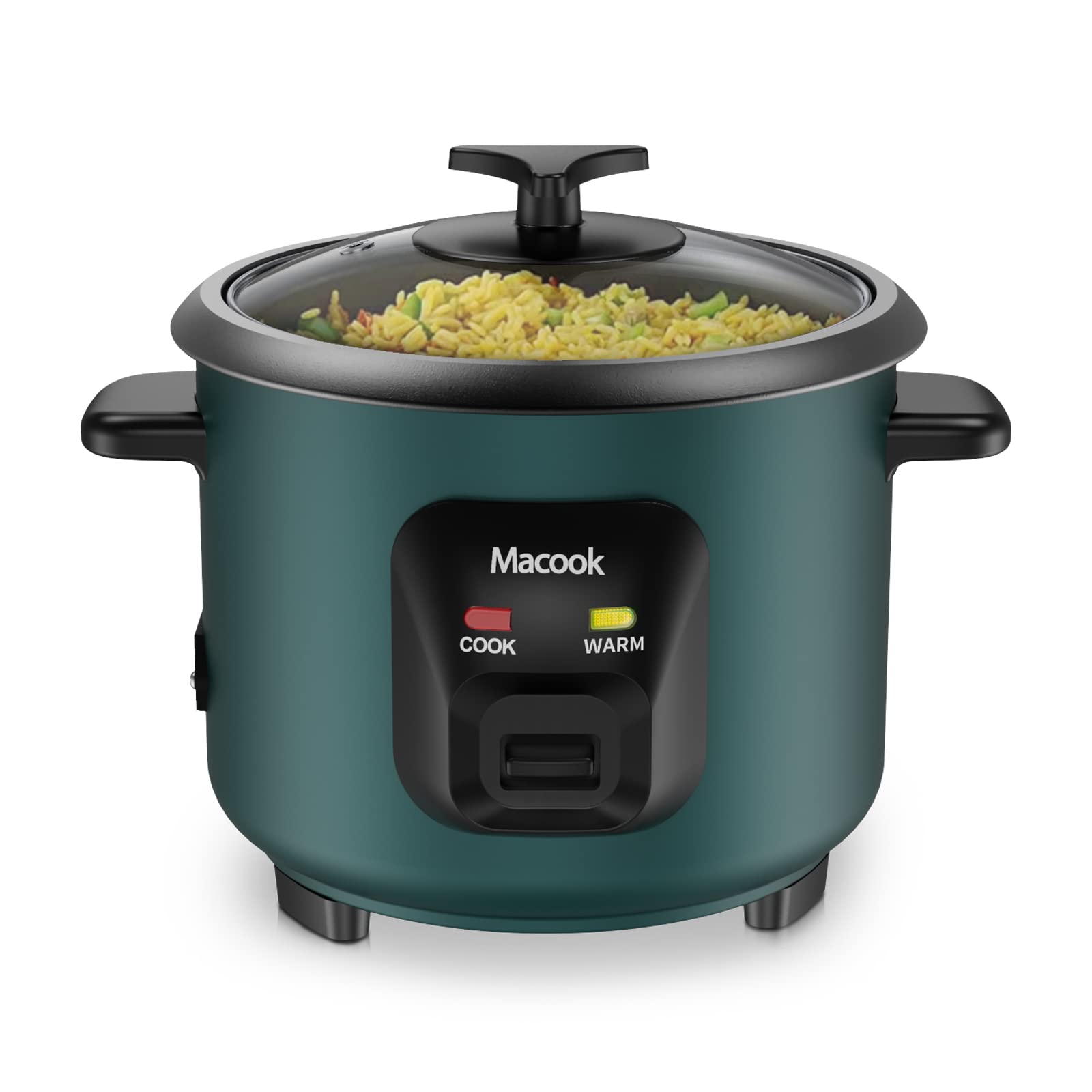 Macook Mini Rice Cooker | 0.6 Liter Multi-functional Rice Cooker Small | Non-Stick Rice Pot | One-button Operation | Aut