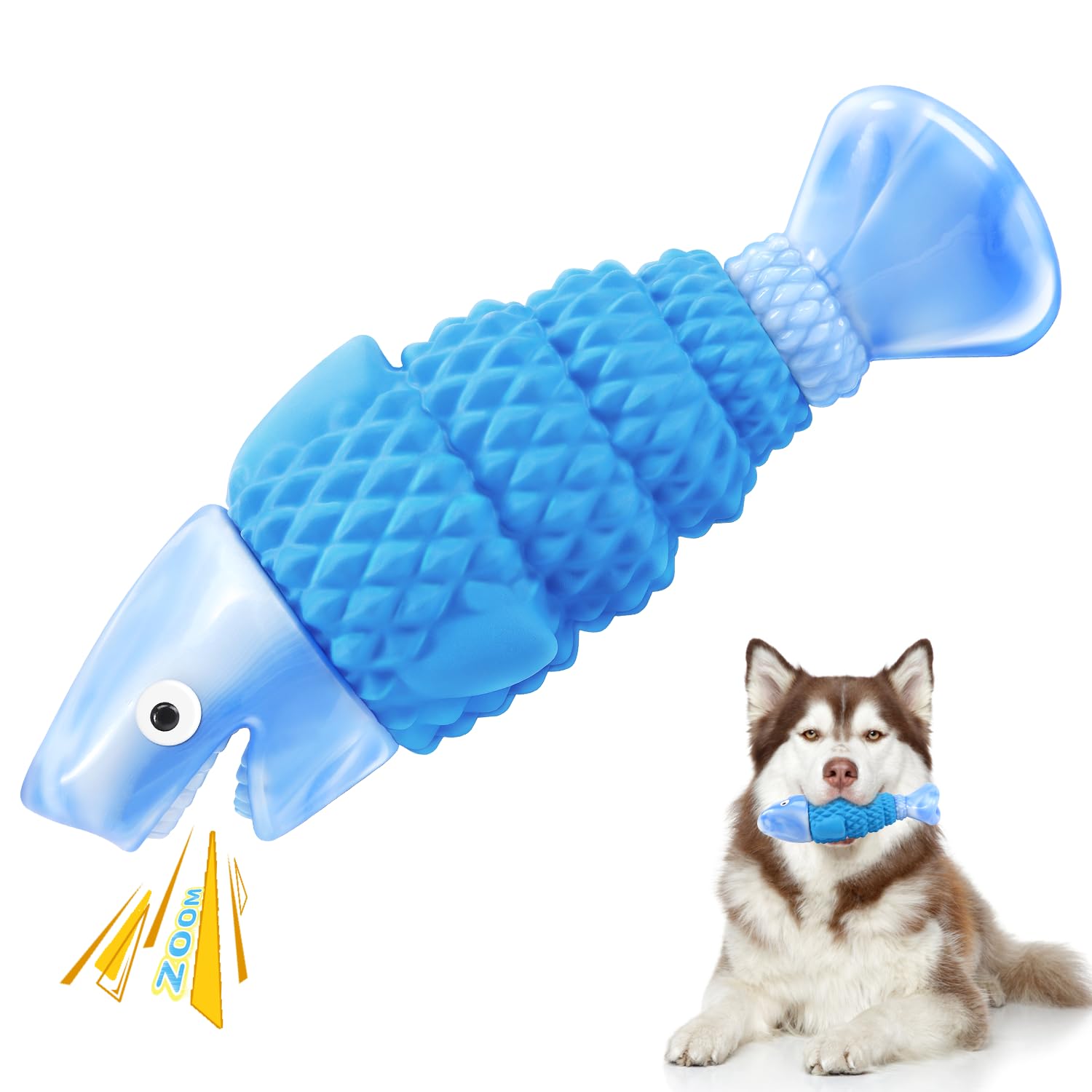 WinTour Tough Dog Toys for Aggressive Chewers, Indestructible Dog Chewers for Medium & Large Breeds, Squeaky Durable Che