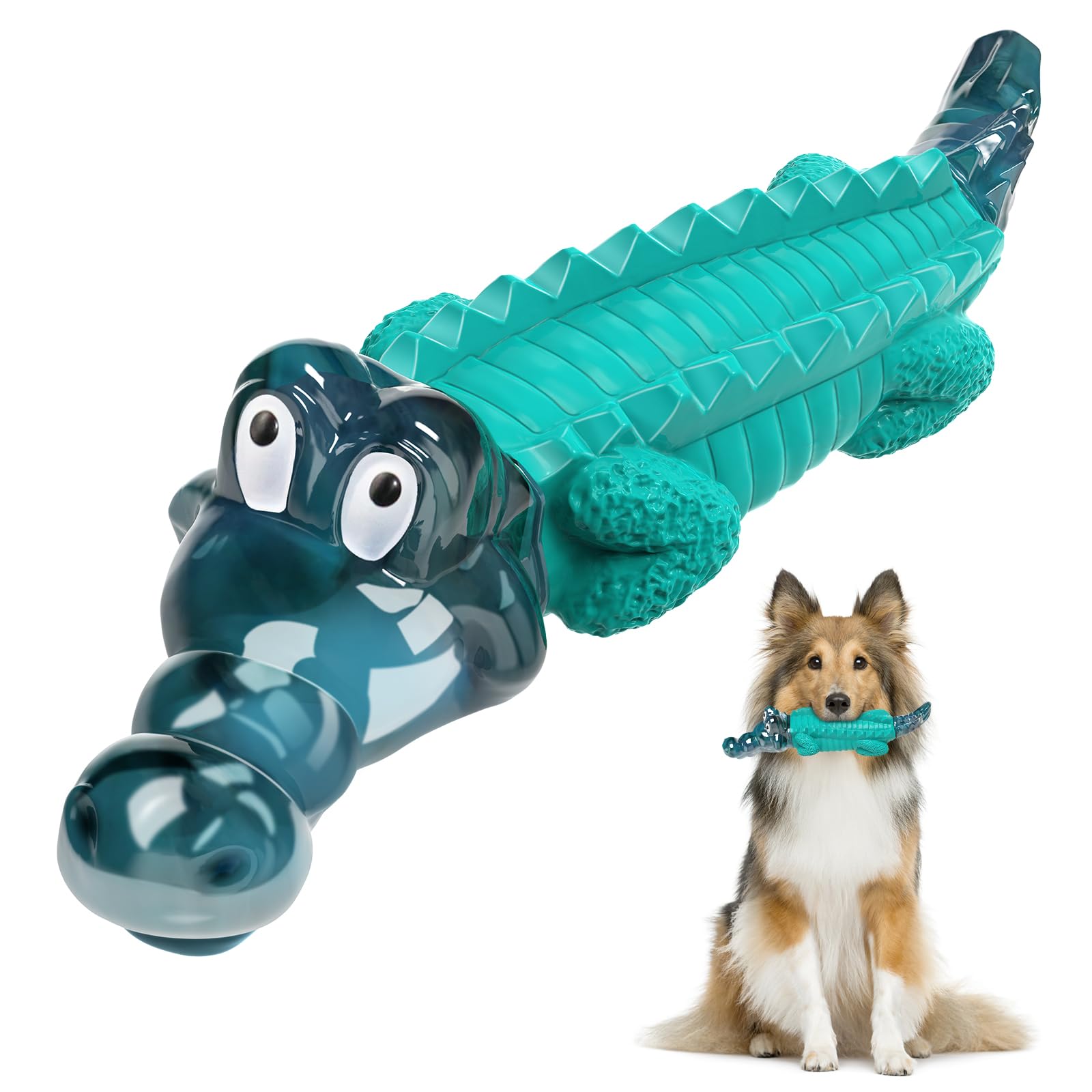 Jeefome Dog Toys for Aggressive Chewers - Tough, Indestructible Dog Chew Toys for Large, Medium, Small Breed Dogs to Kee
