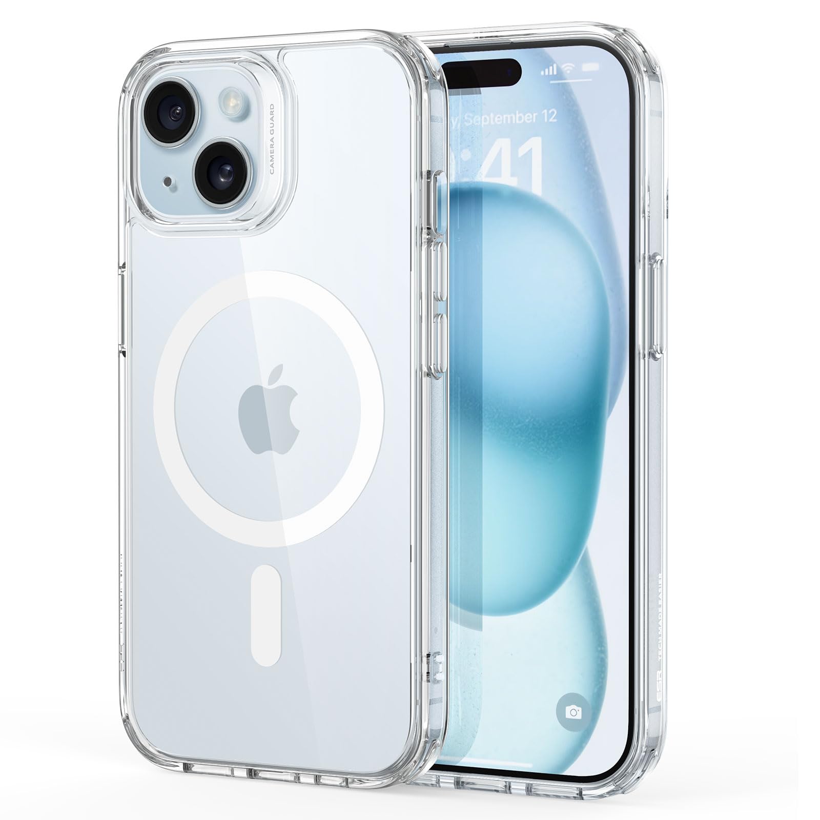 ESR for iPhone 15 Plus Case, Compatible with MagSafe, Military-Grade Protection, Yellowing Resistant, Scratch-Resistant 
