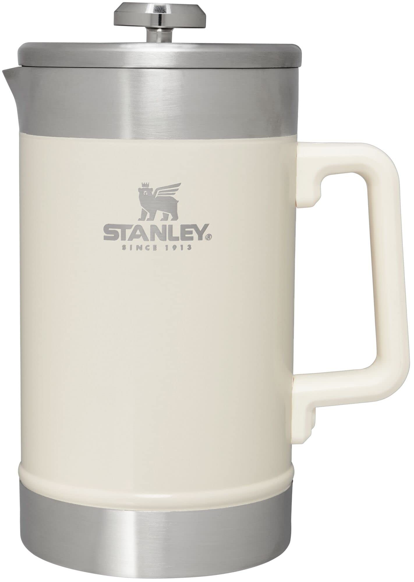 STANLEY Classic Stay-Hot French Press Coffee Maker 48 oz | 5 Minute Brew, 4 Hours Hot | Mesh Filter for Coffee Grounds |