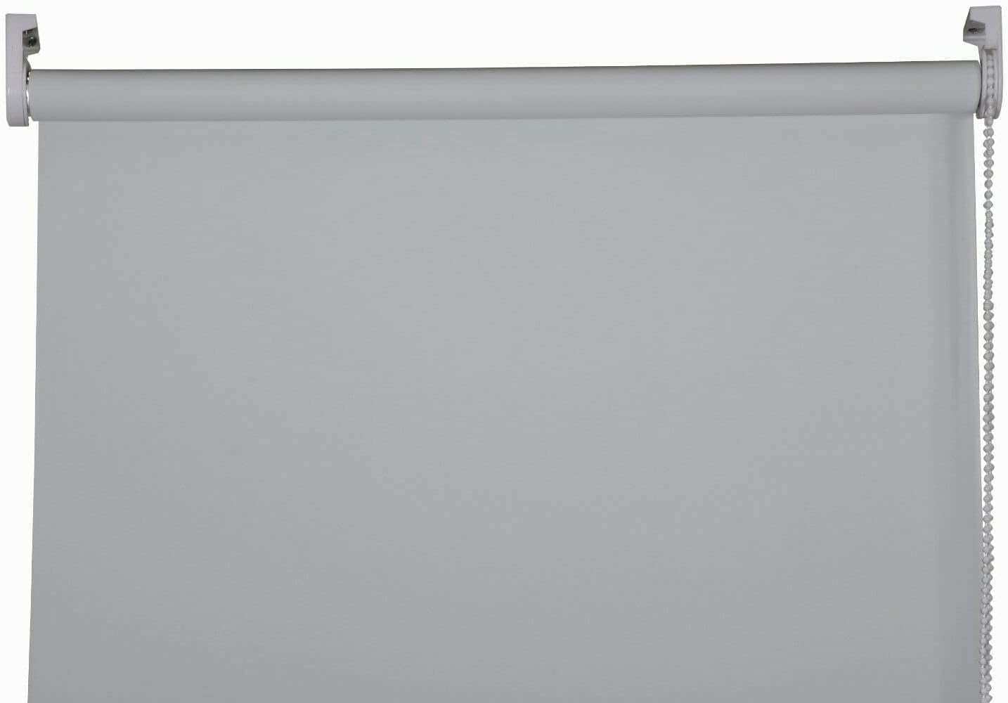 Apex Furnishings Light Grey Blackout roller blinds for windows, Thermal Insulated UV Protection Chil