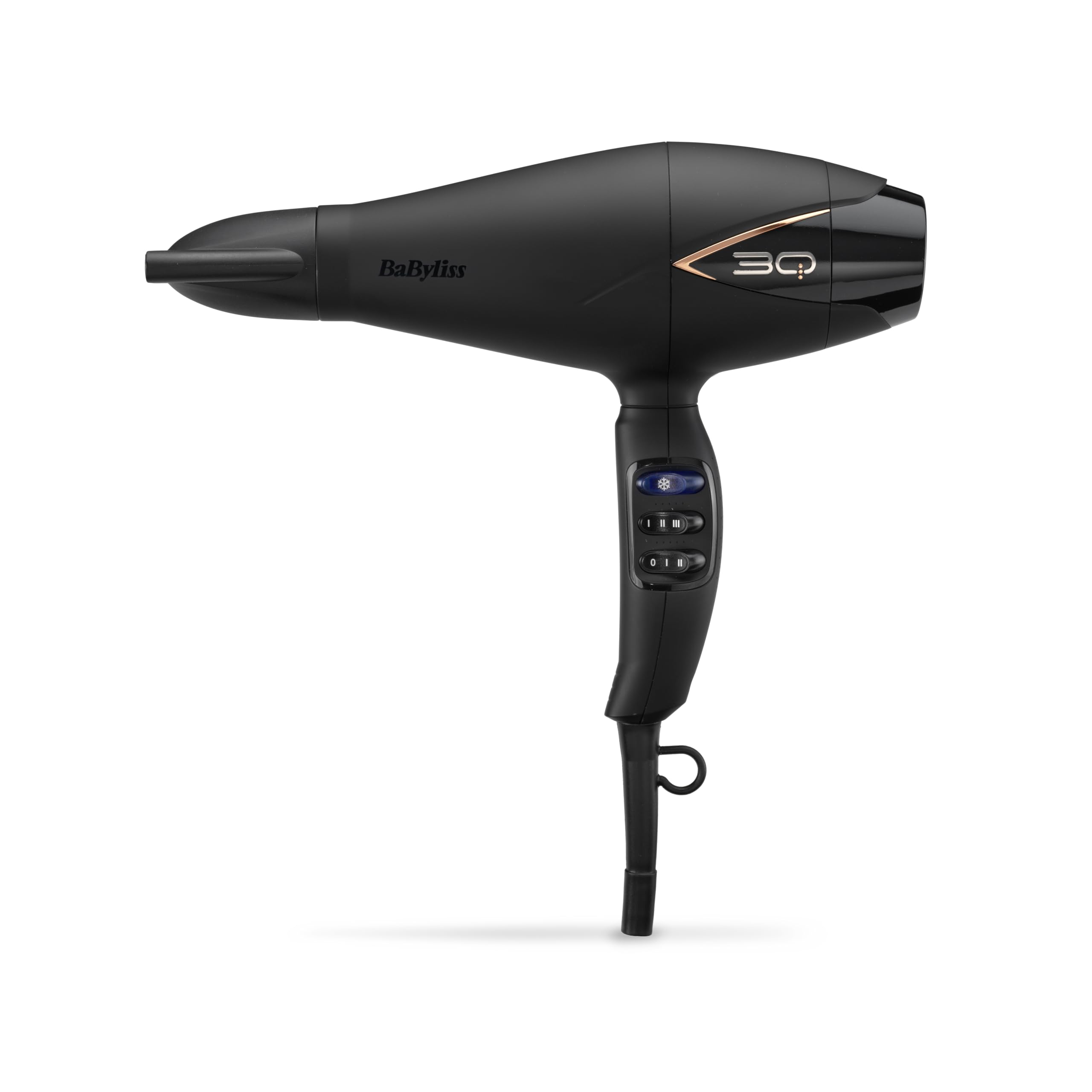 BaByliss Professional 3Q Hair Dryer - Powerful 2200W Blow Dryer, Extra-Fast Air Flow and Ultra-Light