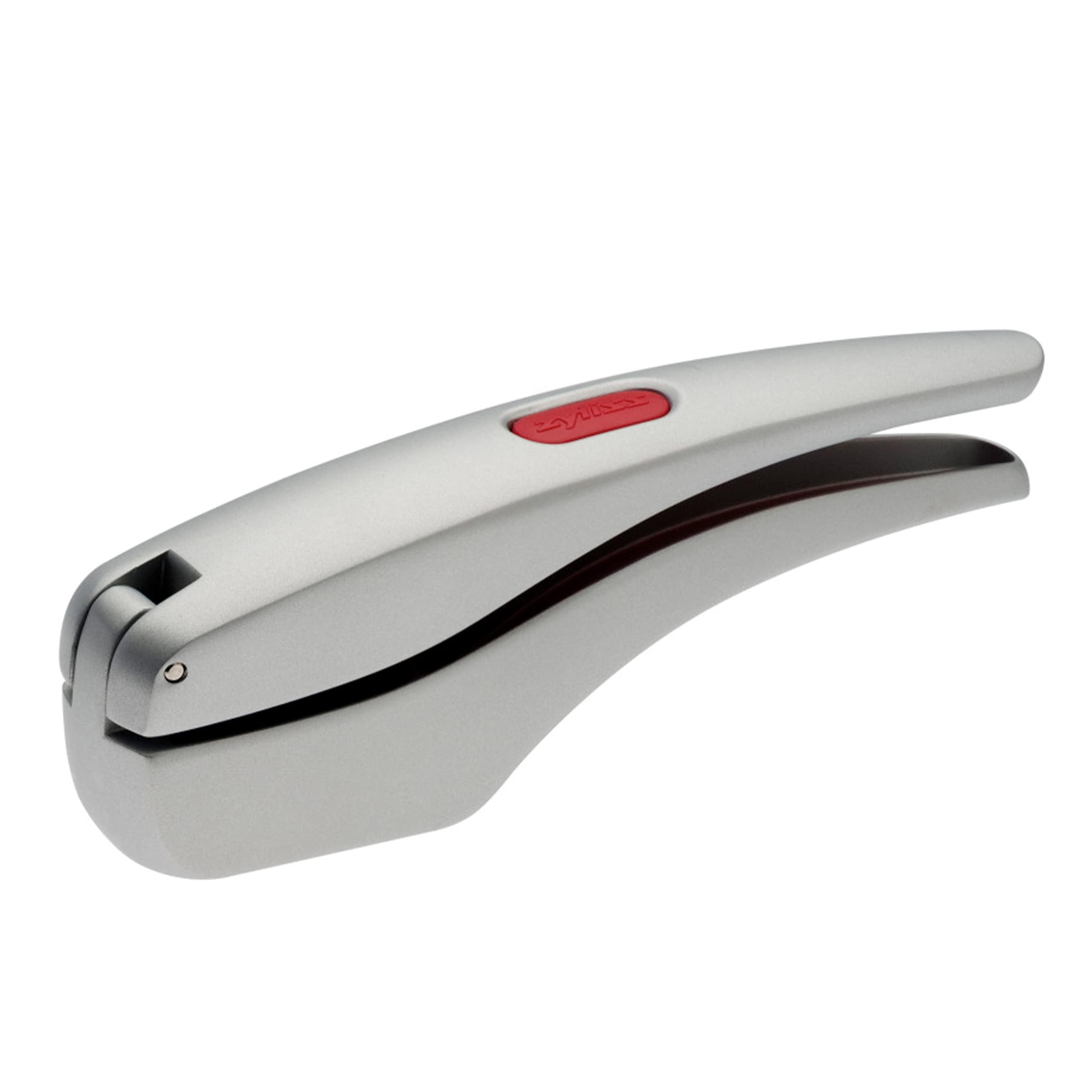 Zyliss Garlic Press Susi 3, Aluminium, Silver, No Need to Peel Garlic Crusher for Crushing Garlic/Garlic Bulbs/Ginger wi