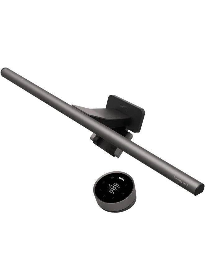 BenQ ScreenBar Halo 2 LED Monitor Light - Wireless Controller, Adjustable Brightness & Color Temperature, Eye-Care Light