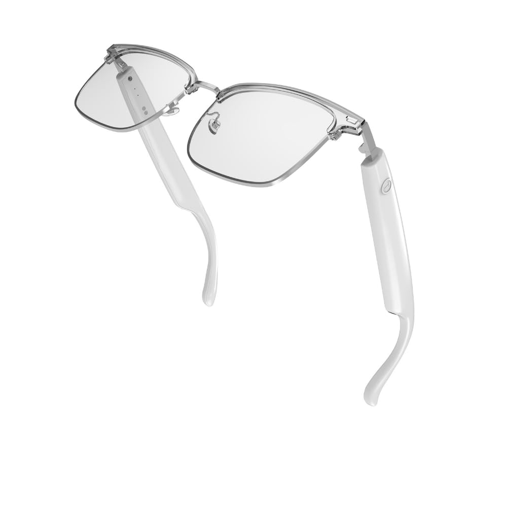 Gorger Smart Bluetooth Glasses - Photochromic Lens + HD Audio, Blue Light Filter & UV400 Protection, Acetate Frame with 