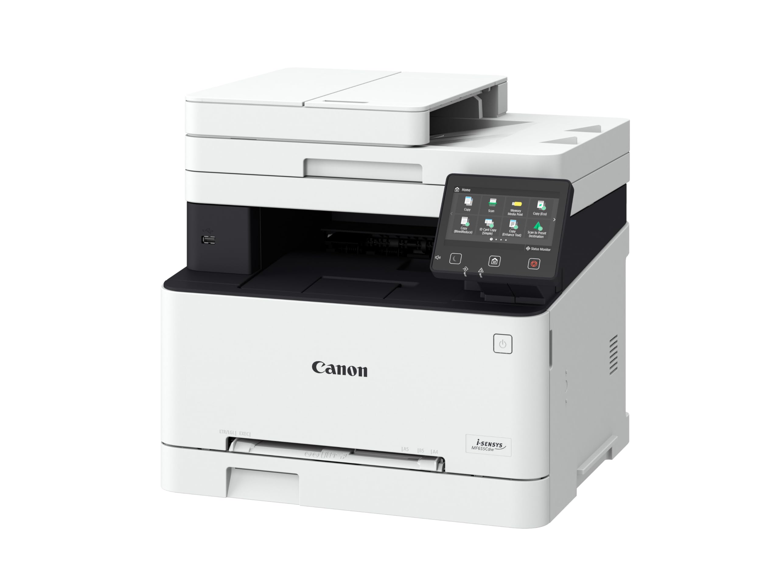طابعة ليزر ملونة متعددة الوظائف A4 اي- سينسيس 21 جزء لكل مليون 600X600 اف/ ار USB/ ريت/ واي فاي PCL5C/6 من كانون، موديل
