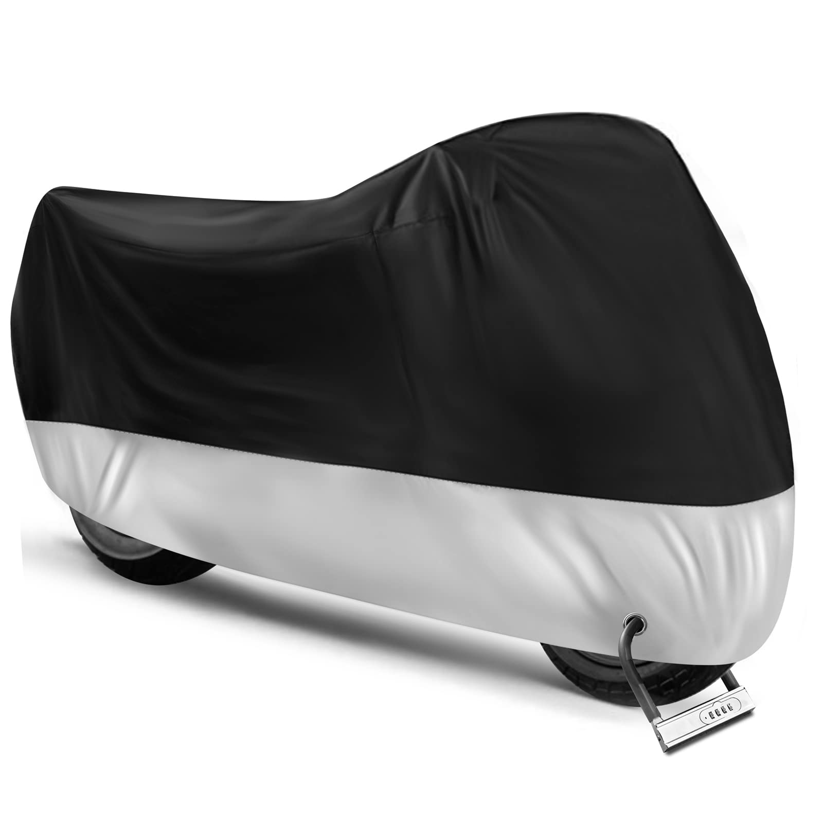 Motorcycle Cover,Motorbike Cover All Season Universal Weather Waterproof Sun Outdoor Protection with