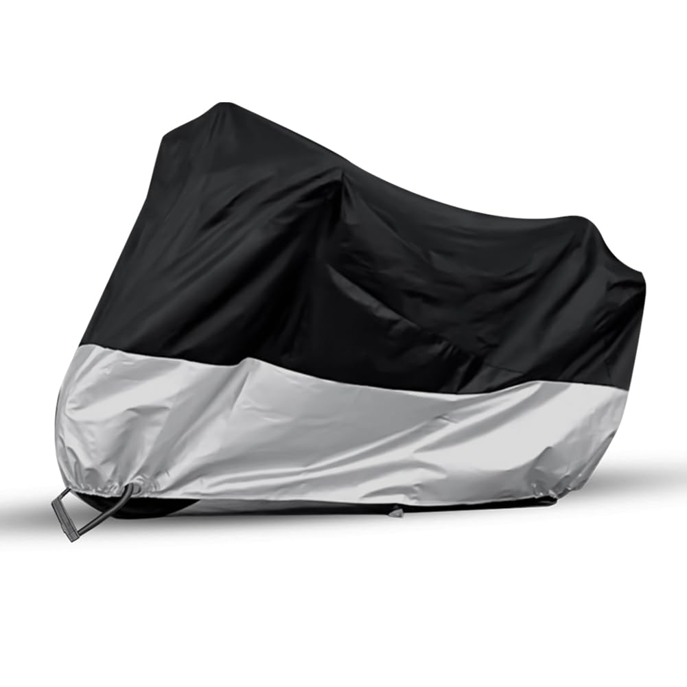 Motorcycle Covers, Motorbike Cover with Lock-Holes Motorcycles Vehicle Cover Fits Up to 97" Motorcyc
