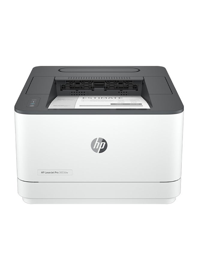 HP LaserJet Pro 3003dw Printer, Black print, Wireless, Ethernet | 3G654A Black/White