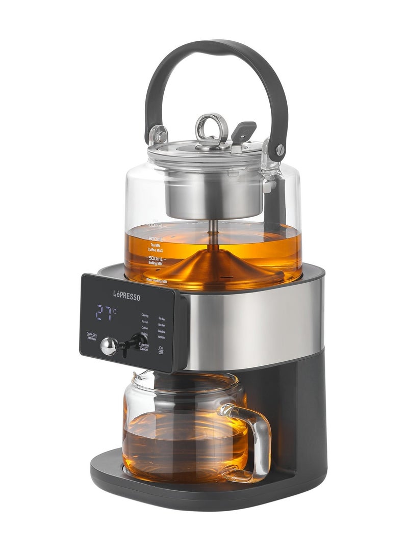 LePRESSO Brewfinity Tea and Coffee Brewer with Fountain Brewing Technology & Multiple Brewing Option, 1L Capacity, Digit