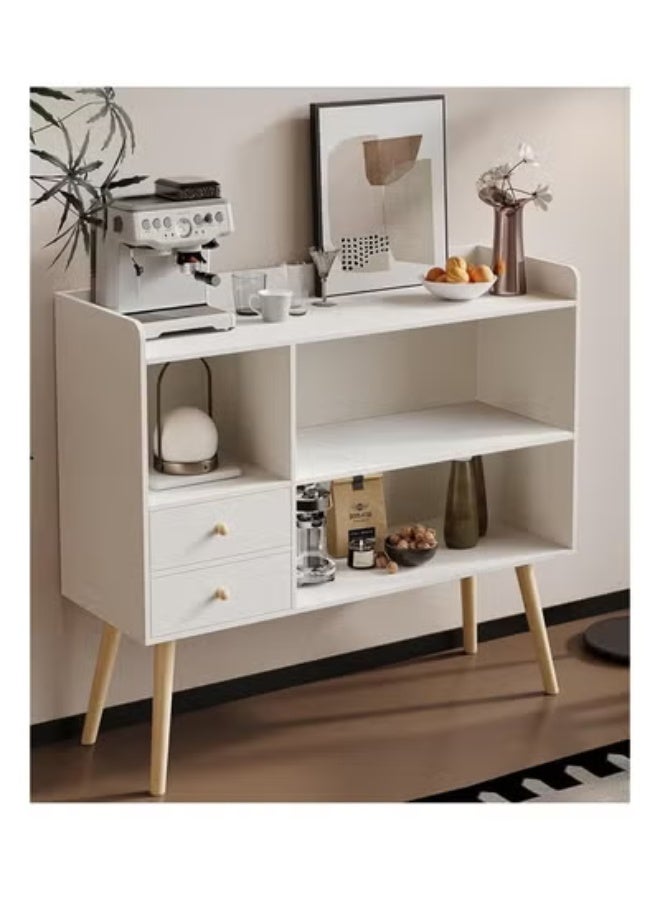 keke Cabinet with Storage, Modern Sideboard Buffet Storage Cabinet with drawer, White Accent Table Console Cabinet for H