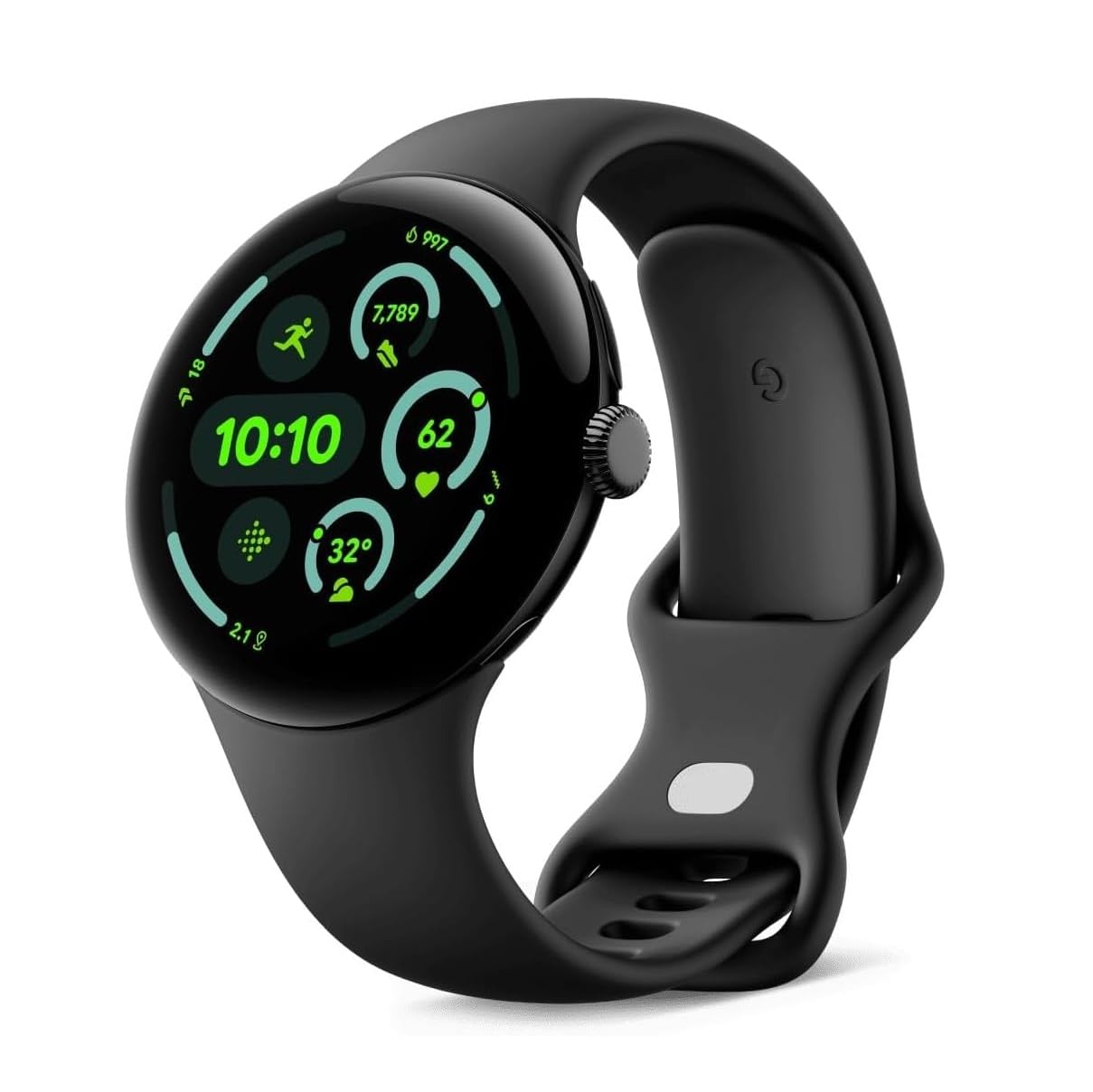 Google Pixel Watch 3 (45 mm) – Android smartwatch with heart rate tracking, advanced running from Fitbit, fitness insigh