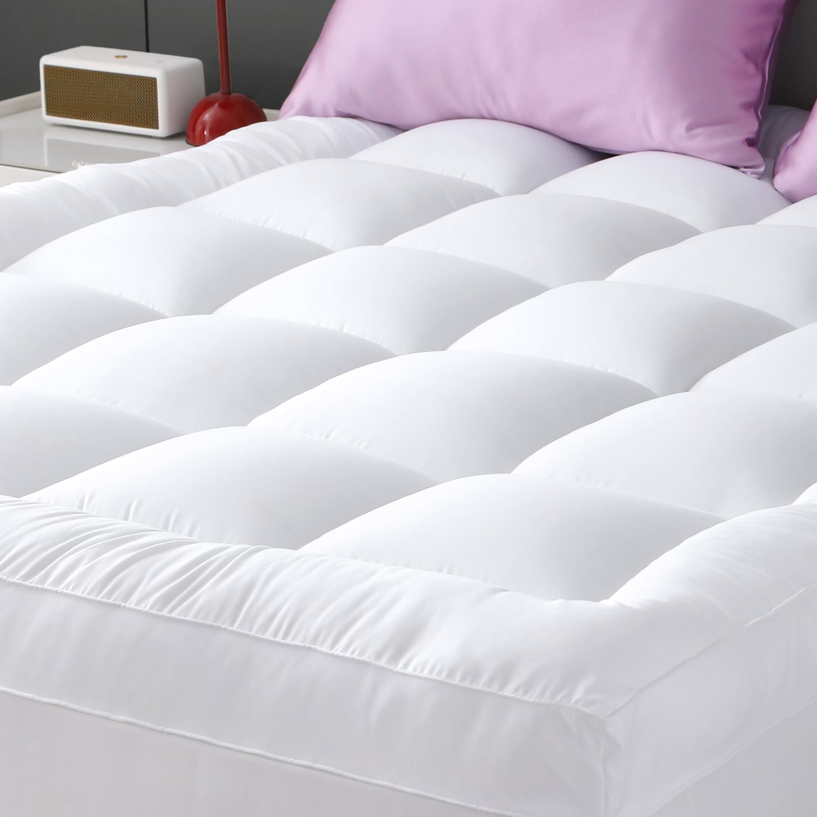 YUGYVOB Queen Mattress Topper Extra Thick, Cooling, and Breathable Mattress Pad 8-21" Deep Pocket So