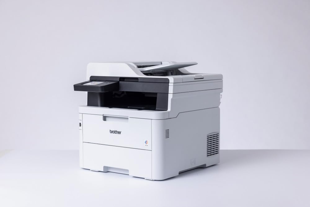 طابعة ليزر ملونة MFC-L3760CDW من براذر | شبكة WLAN/LAN، ADF، طباعة تلقائية على الوجهين، مدمجة