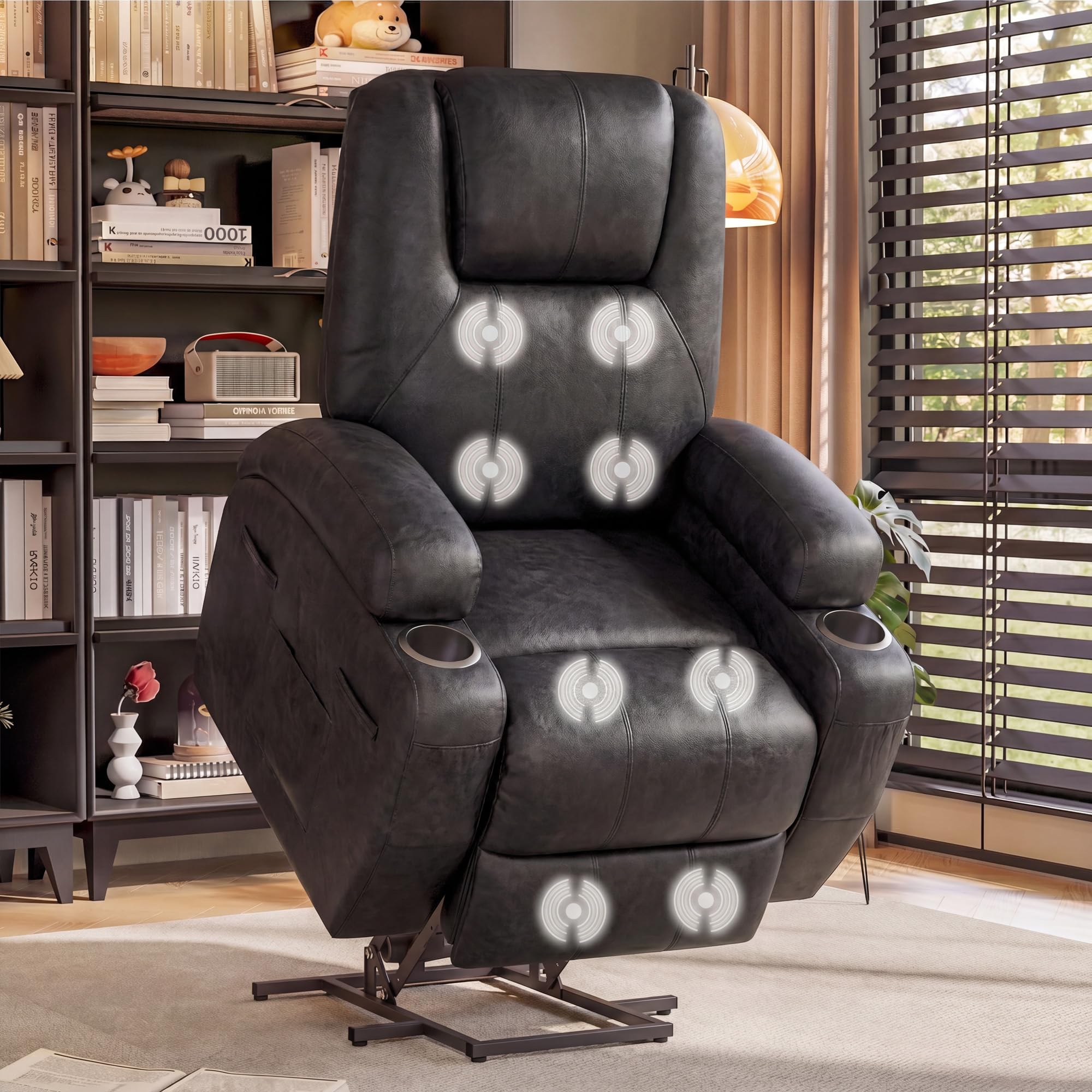 Flamaker Power Lift Recliner Chair Electric Lift Recliner for Elderly Power Lift Recliner Chair with