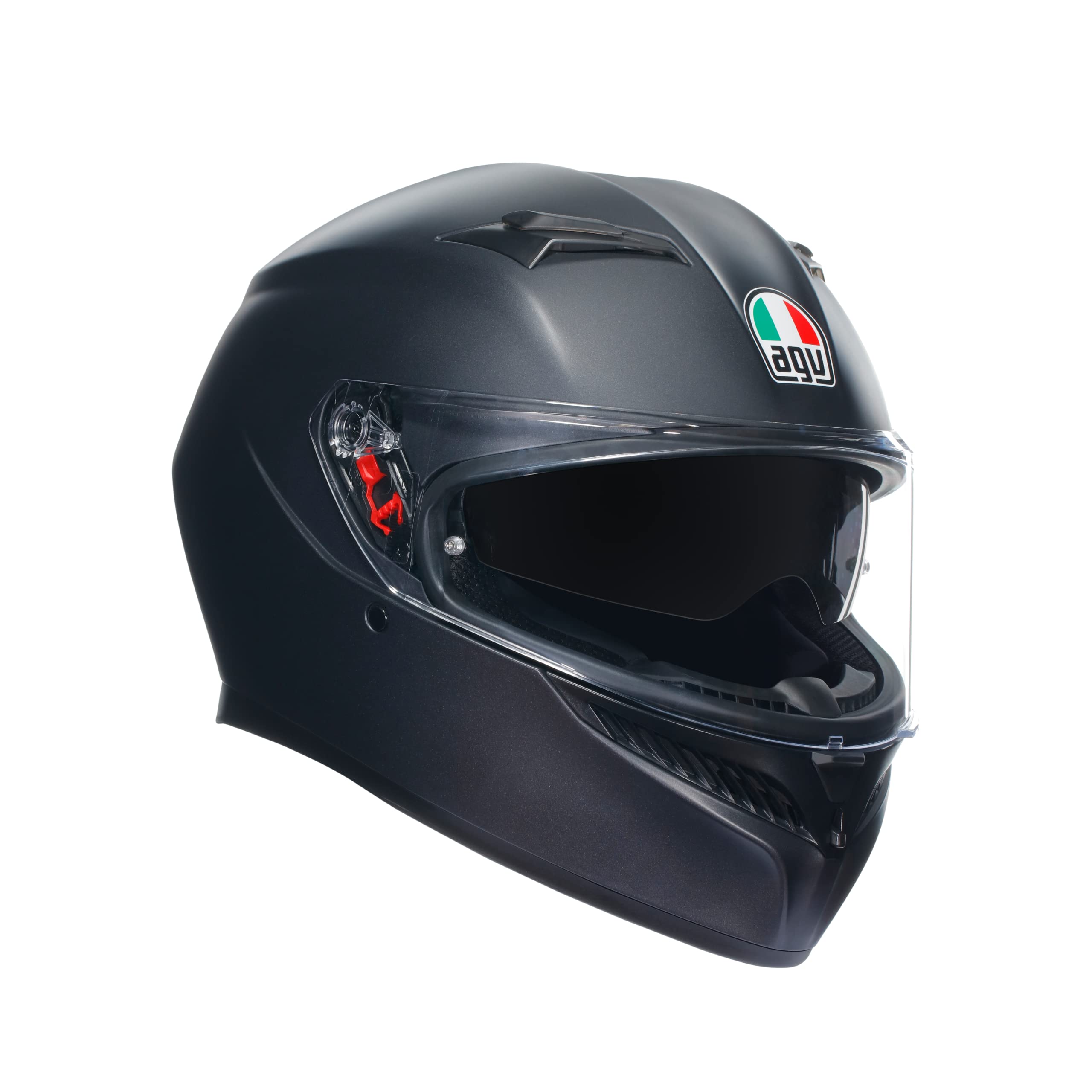 AGV K3 Full Face ECE 22.06 Motorcycle Helmet - Plain, Matt Black | Pinlock