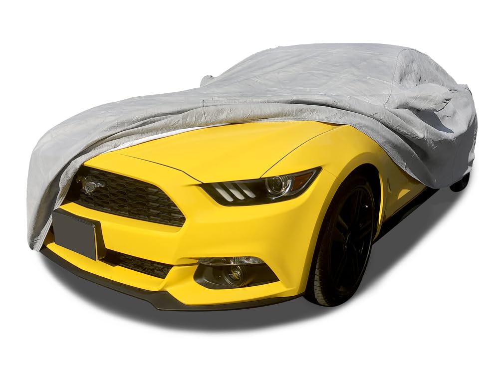CarsCover Custom Fit 2015-2019 Ford Mustang Car Cover for 5 Layer Ultrashield