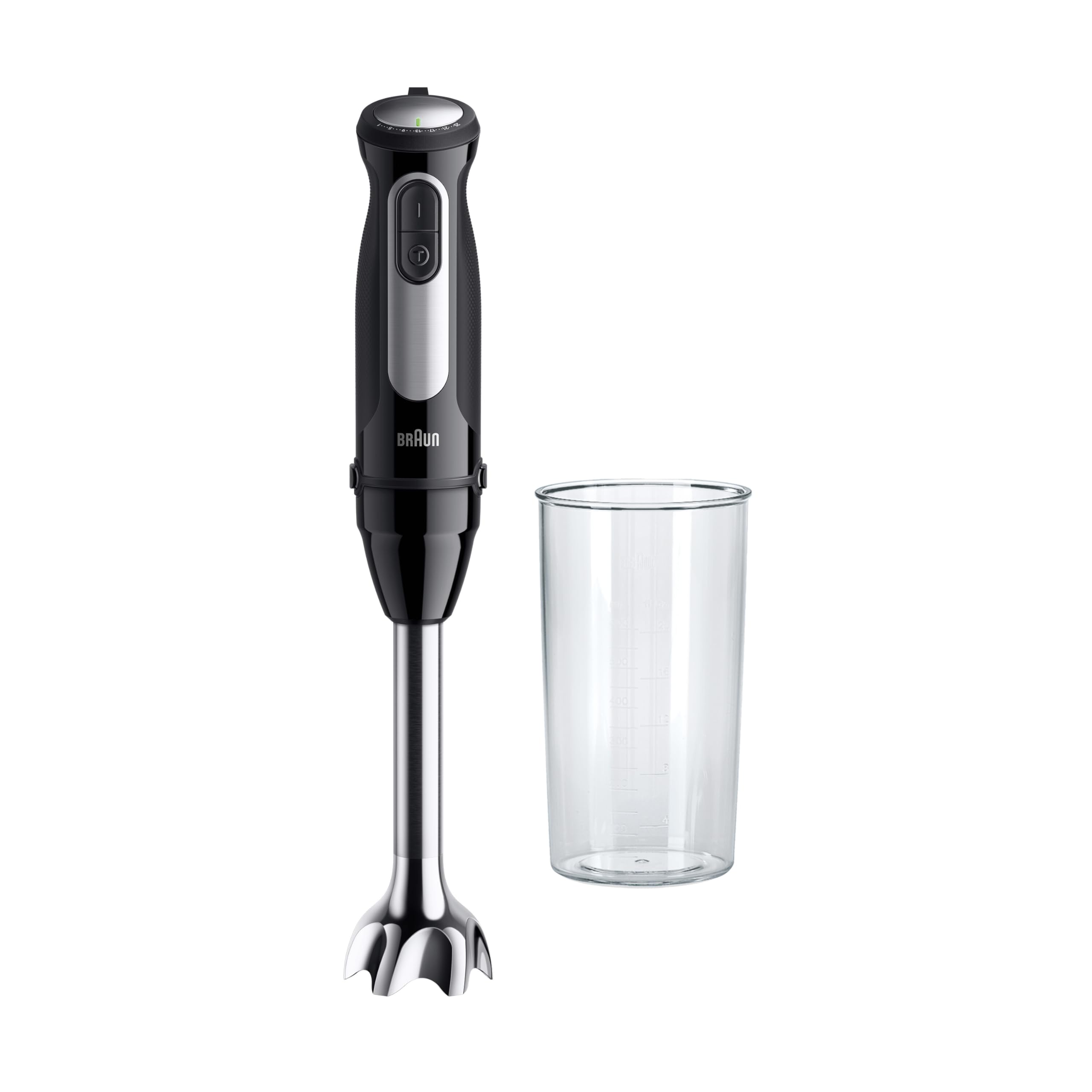 Braun MultiQuick Pro 5 MQ 55001 M, Hand Blender with PowerBell Plus Technology, 25 Speed Wheel+Turbo, Easy Click System