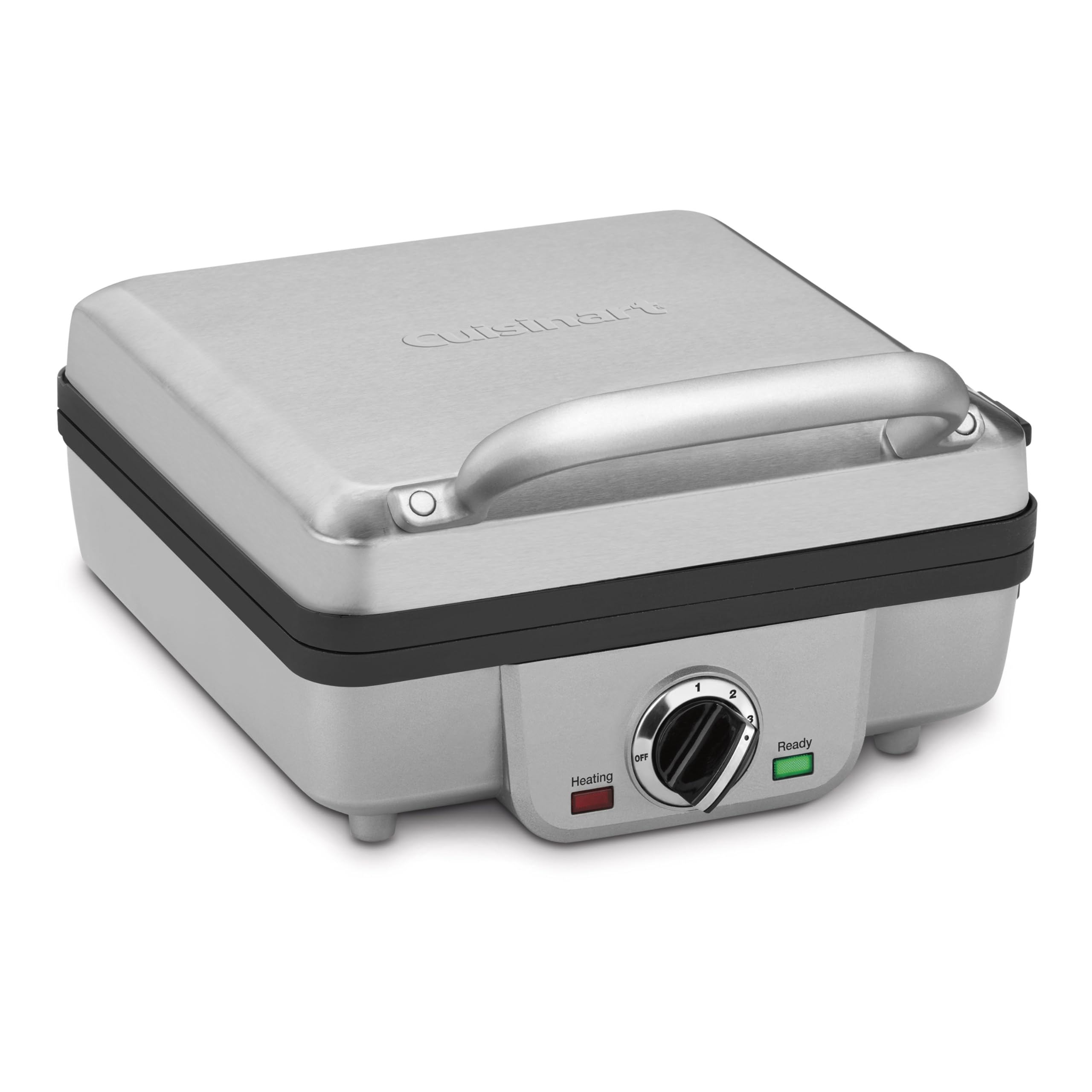 Cuisinart Belgian Waffle Maker with Pancake, Nonstick Plates, 6 Browning Levels, Ready Indicator Lights, Temperature Con