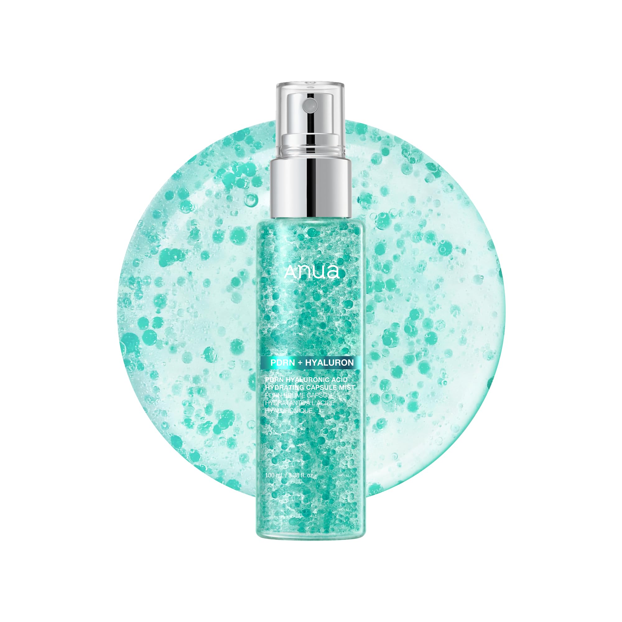 Anua PDRN Collagen Glow Facial Serum Spray, Hydrating Face Mist, Hyaluronic Acid, dewy glass finish, All Skin Types, Ins
