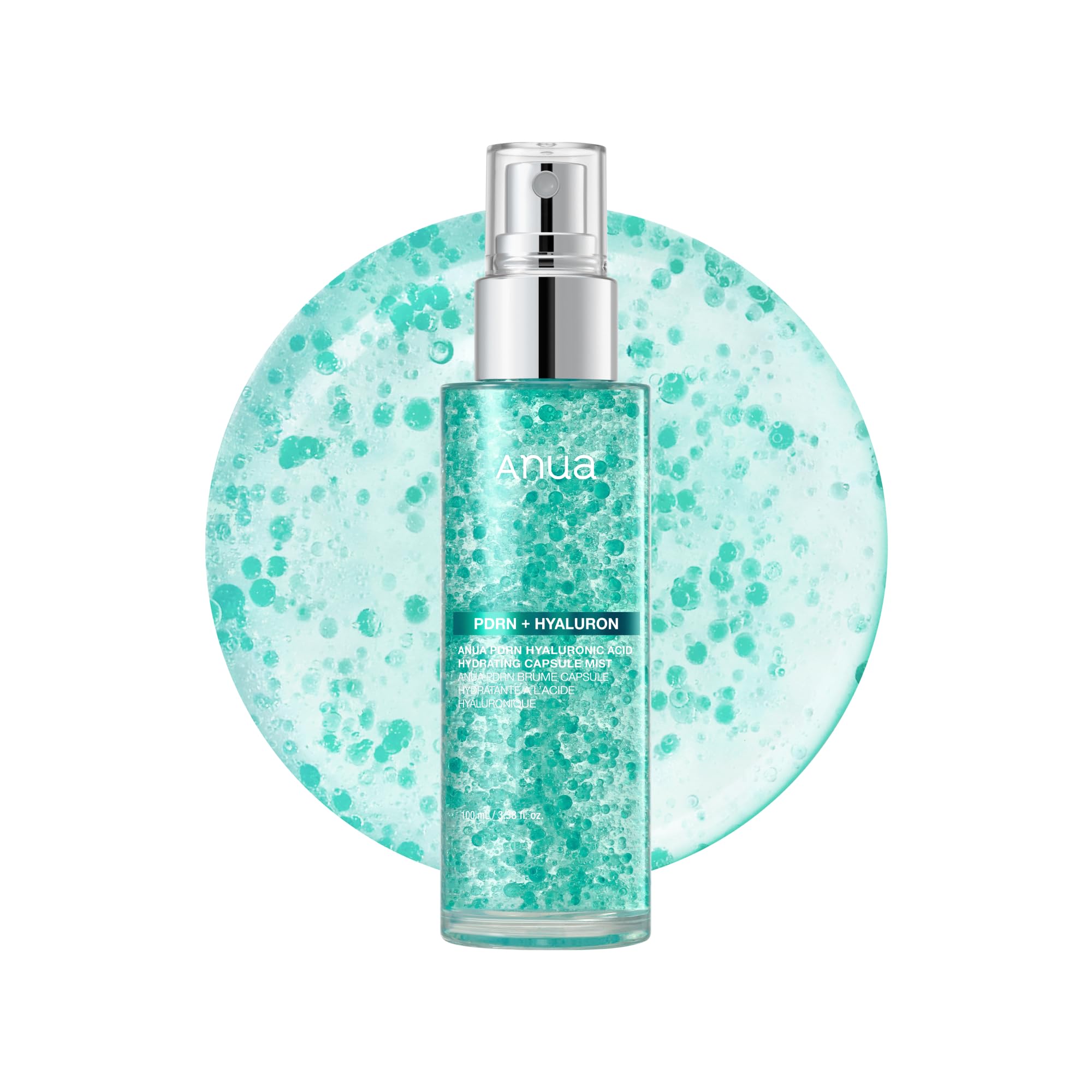Anua PDRN Collagen Glow Facial Serum Spray, Hydrating Face Mist, Hyaluronic Acid, dewy glass finish, All Skin Types, Ins